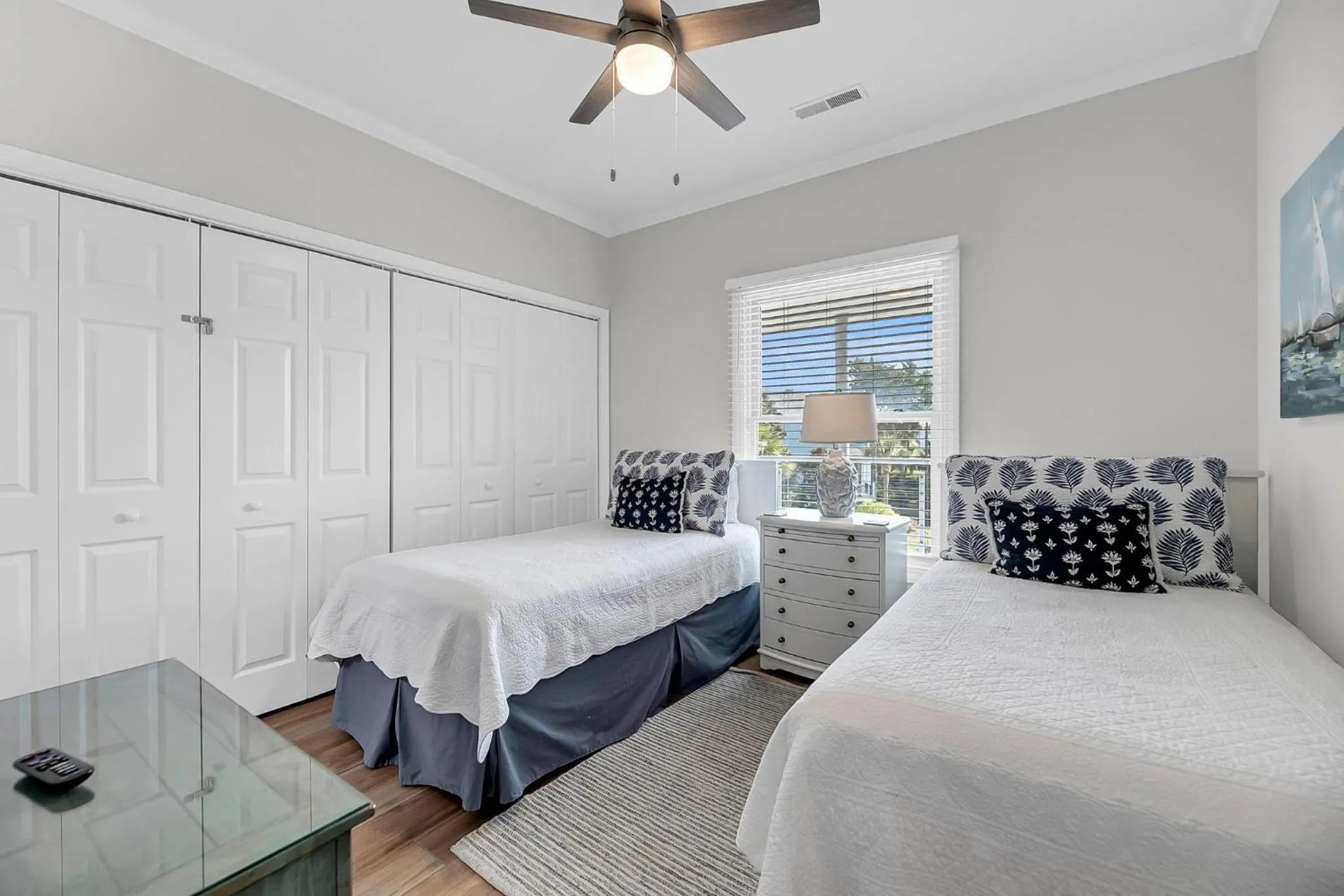 Bed in The Moorings Condo - Wild Dunes Resort - Isle of Palms Marina