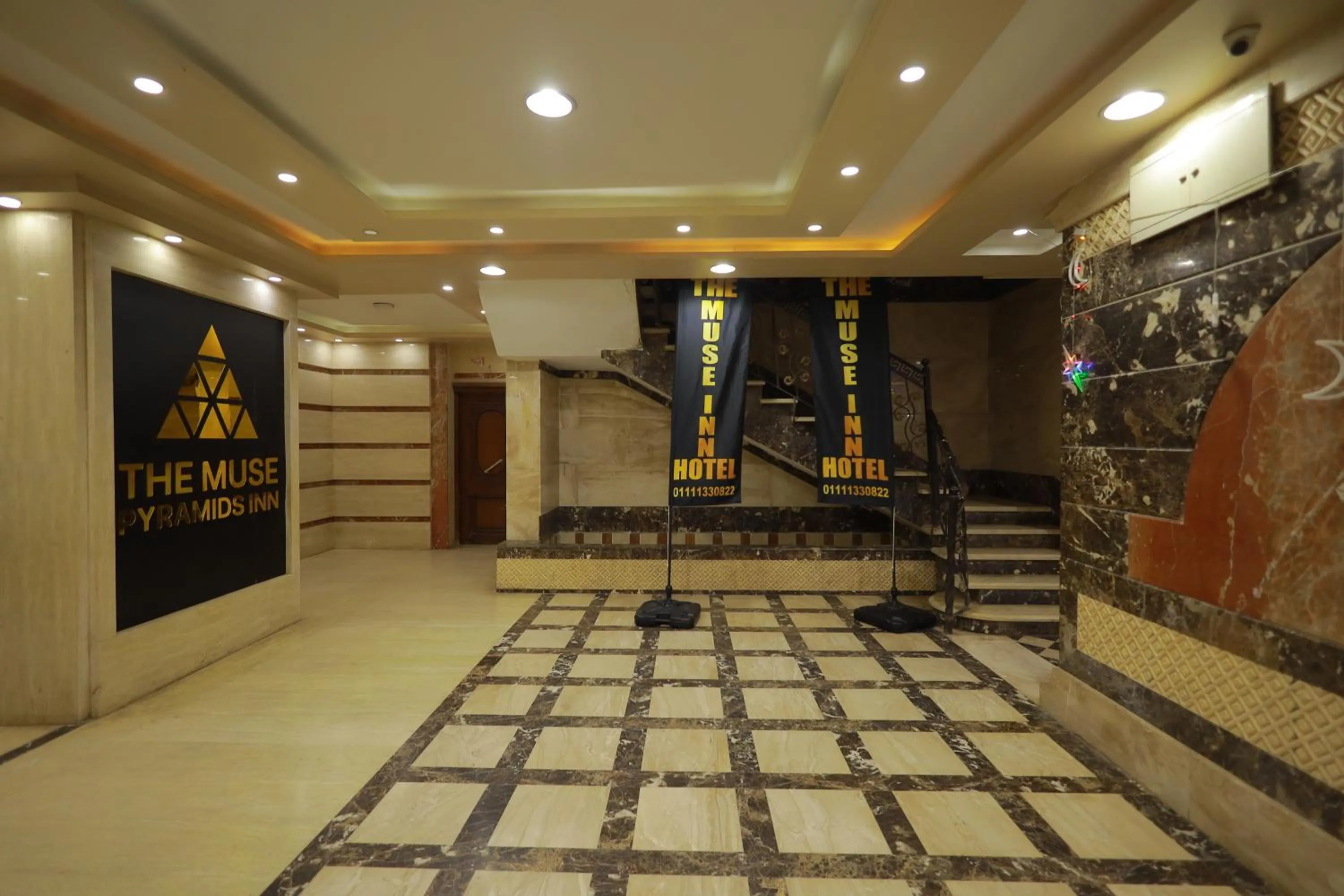 Facade/entrance in The Muse Pyramids INN