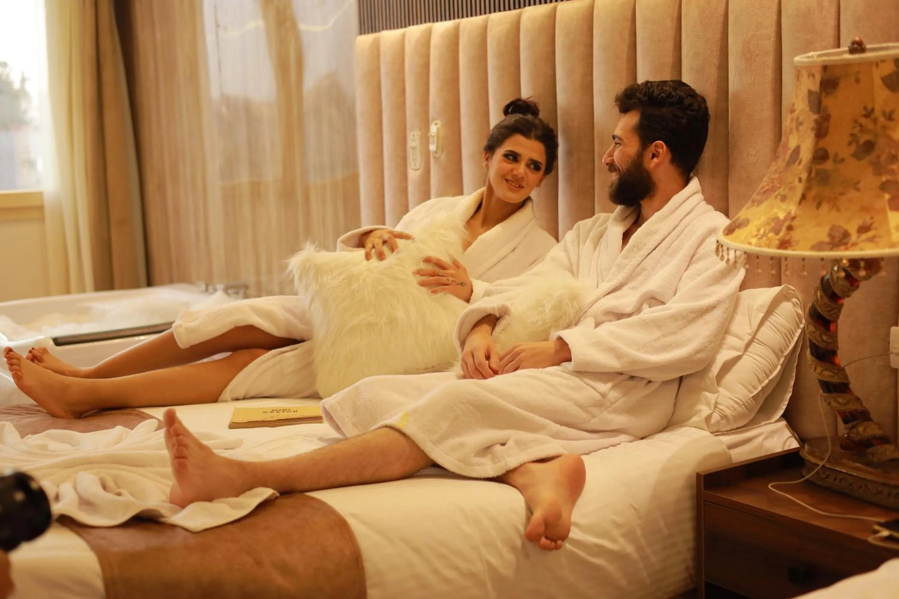 People in The Muse Pyramids INN