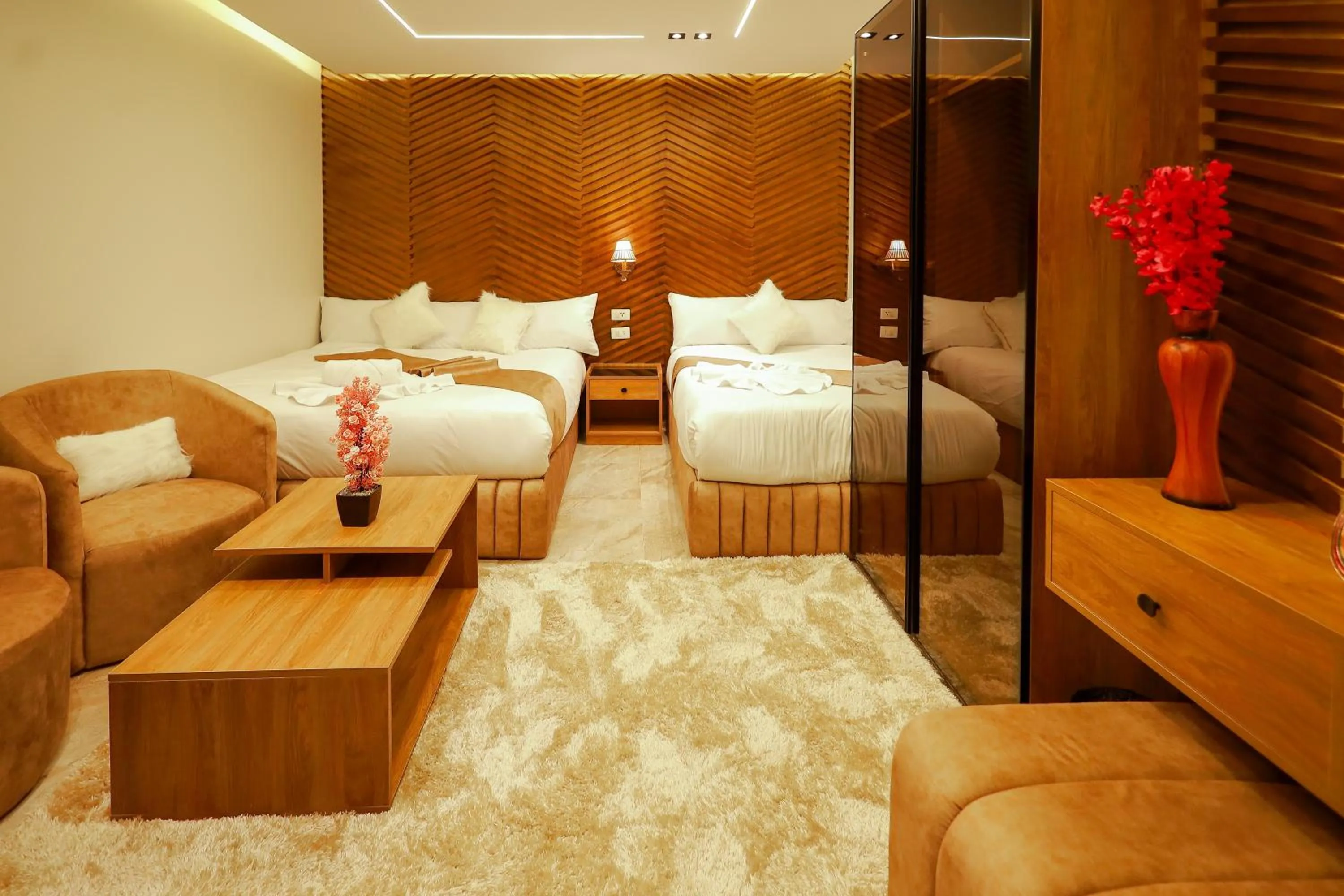 Photo of the whole room, Bed in The Muse Pyramids INN