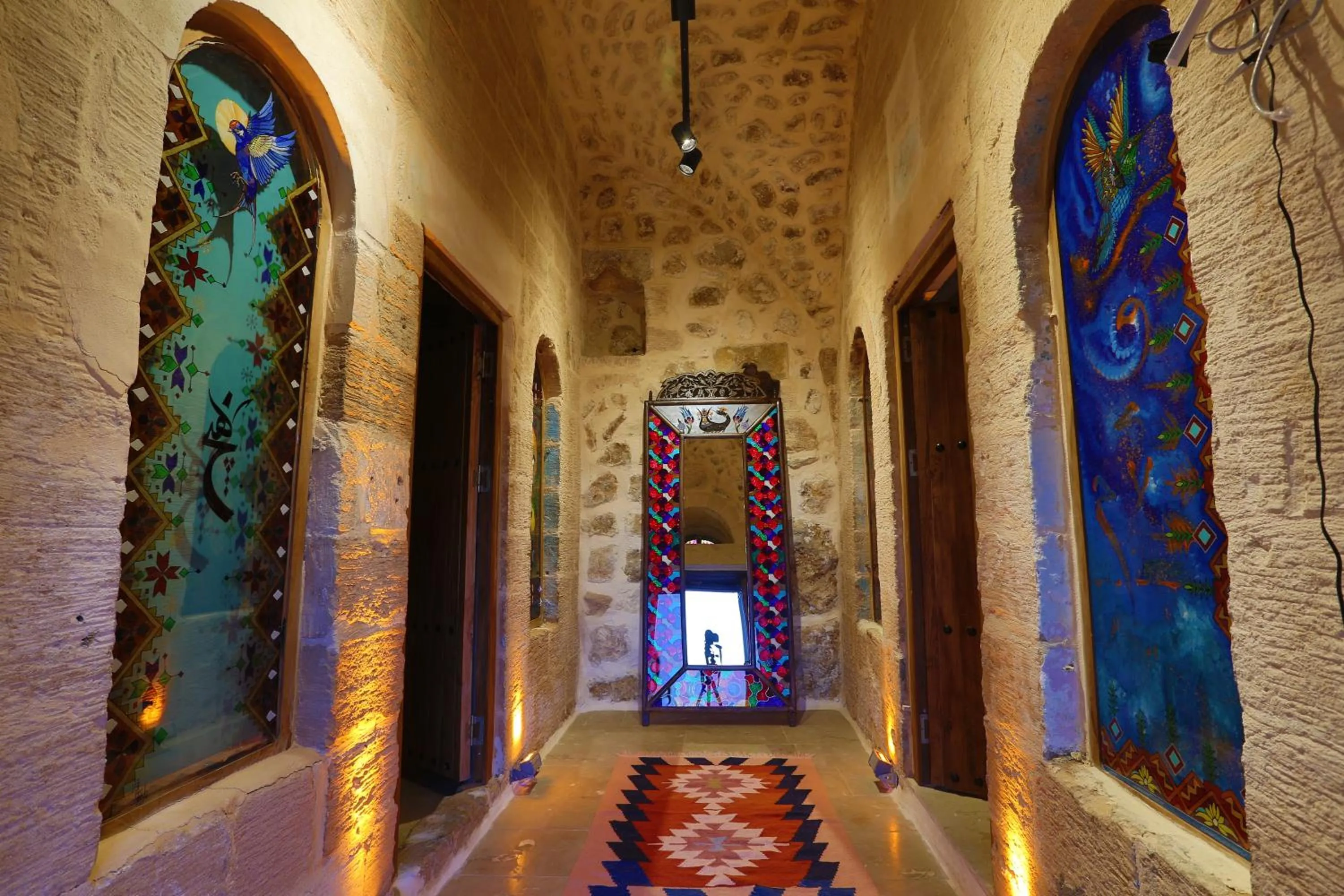 Decorative detail in Şems inn hotel