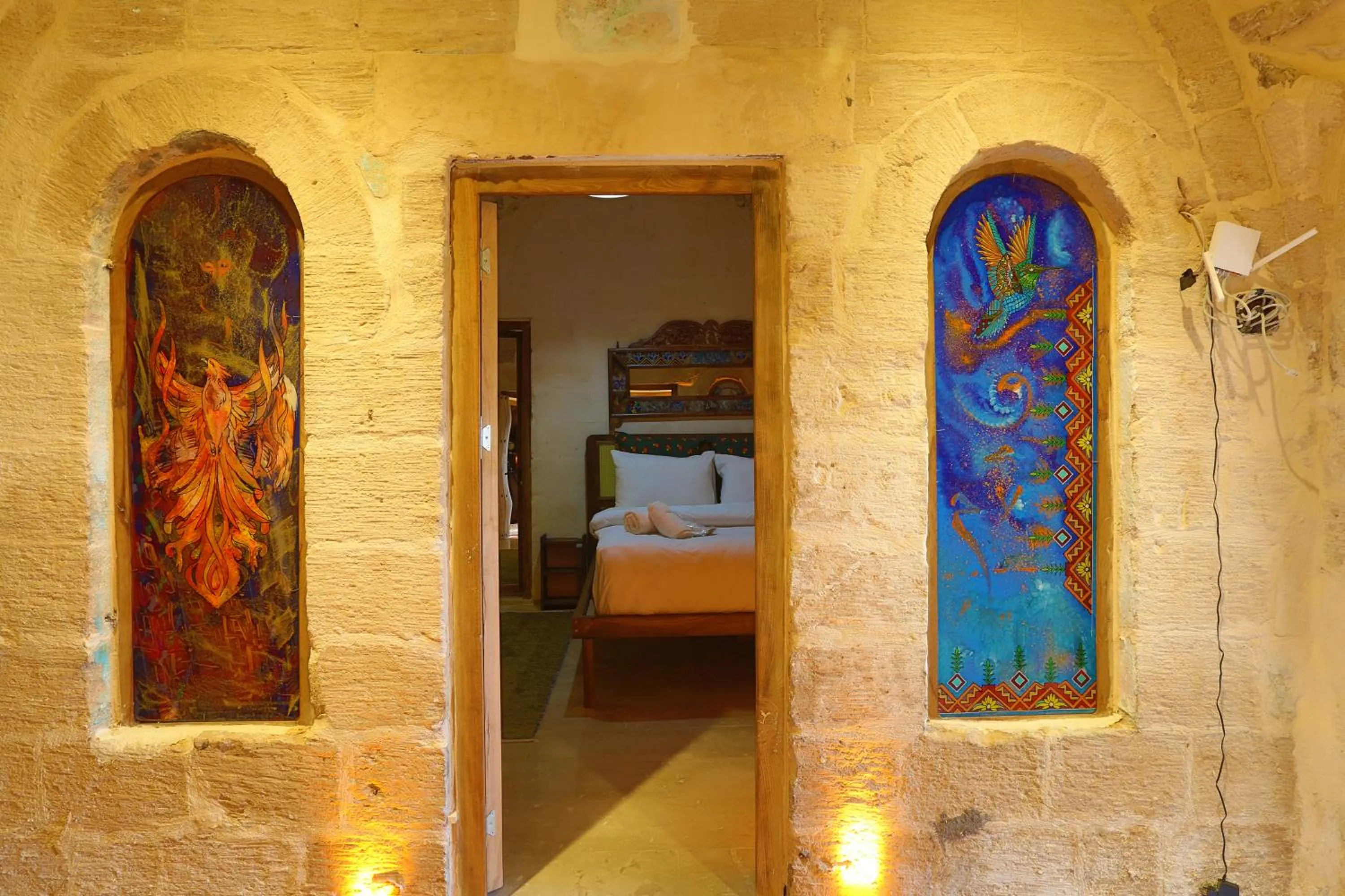 Bed in Şems inn hotel