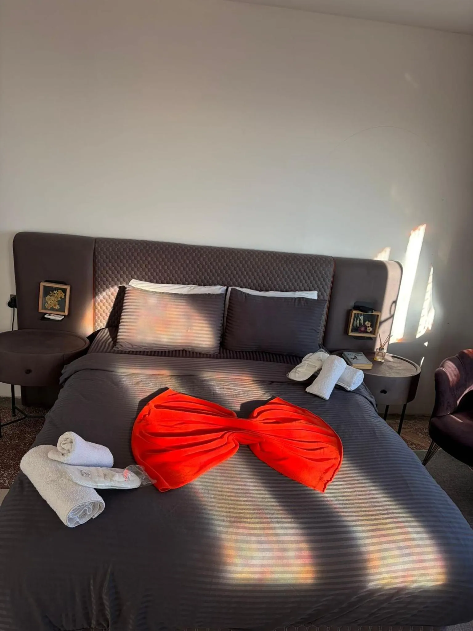 Bed in Şems inn hotel