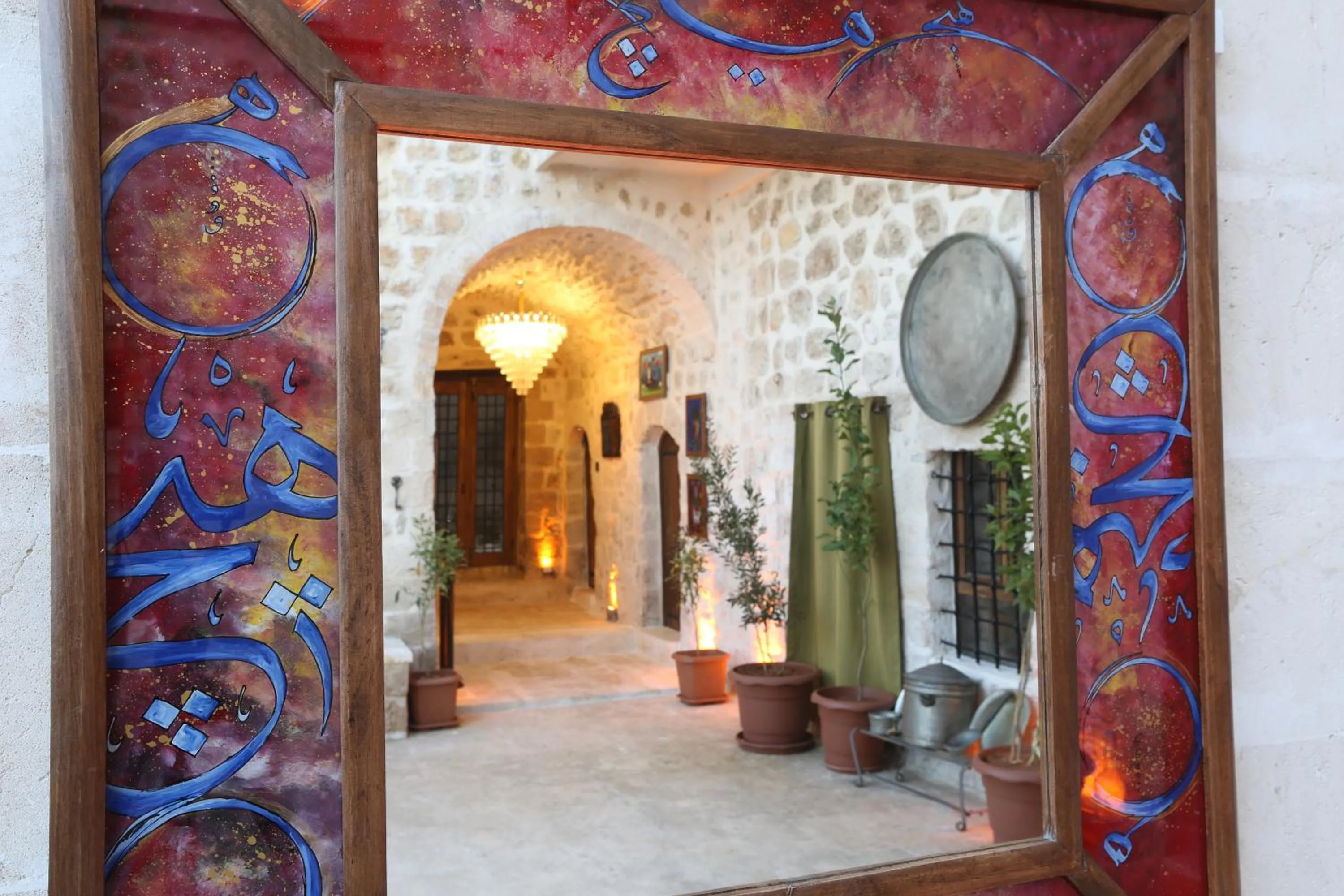 Decorative detail in Şems inn hotel