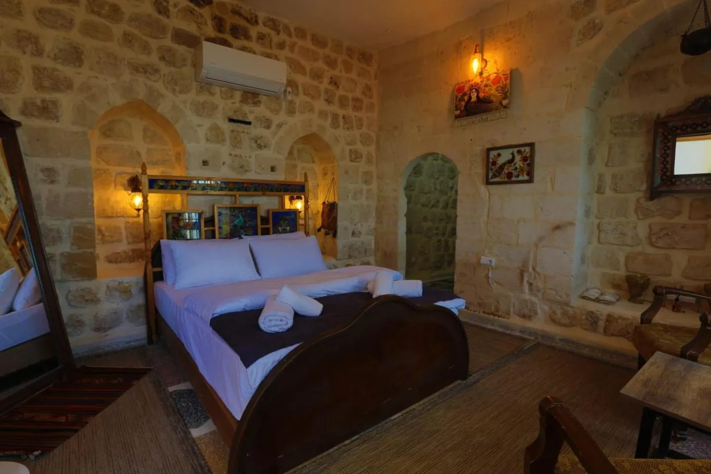Bed in Şems inn hotel
