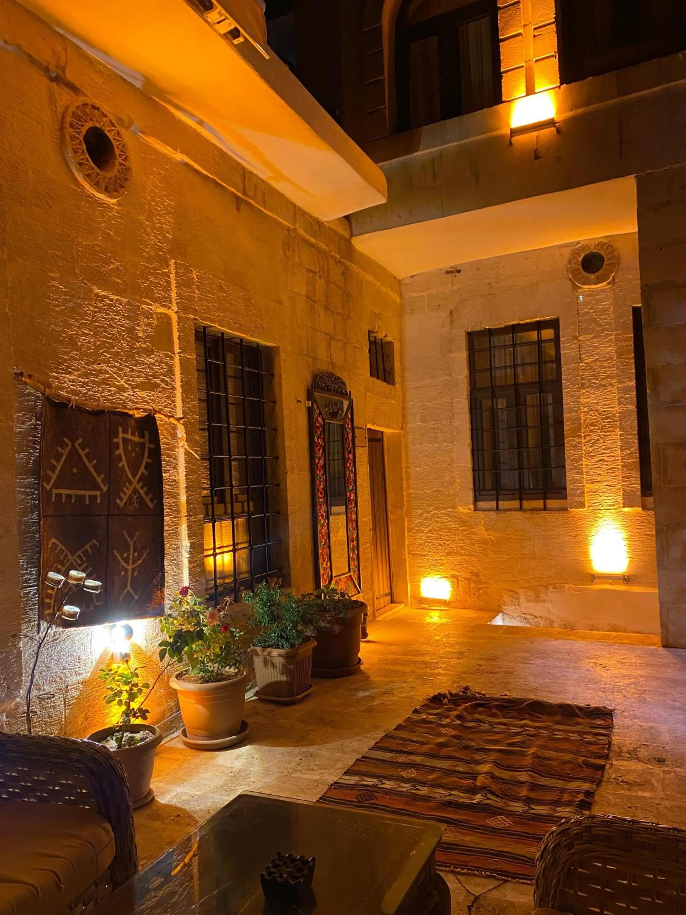 Patio in Şems inn hotel