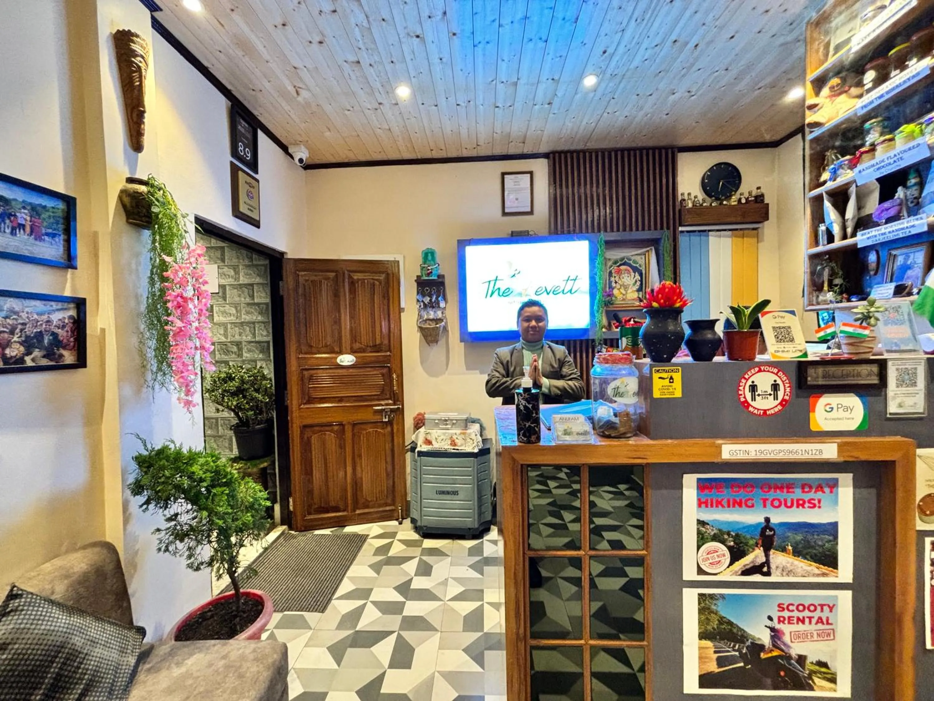 Lobby or reception in The Revett