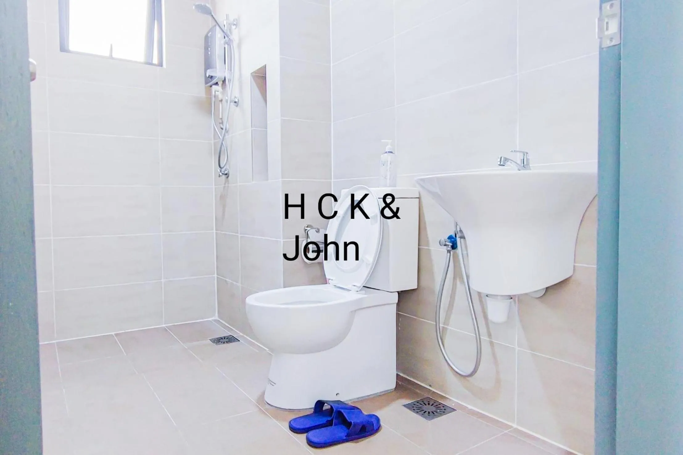 Shower in Double Storey Pool at Trio Setia by HCK