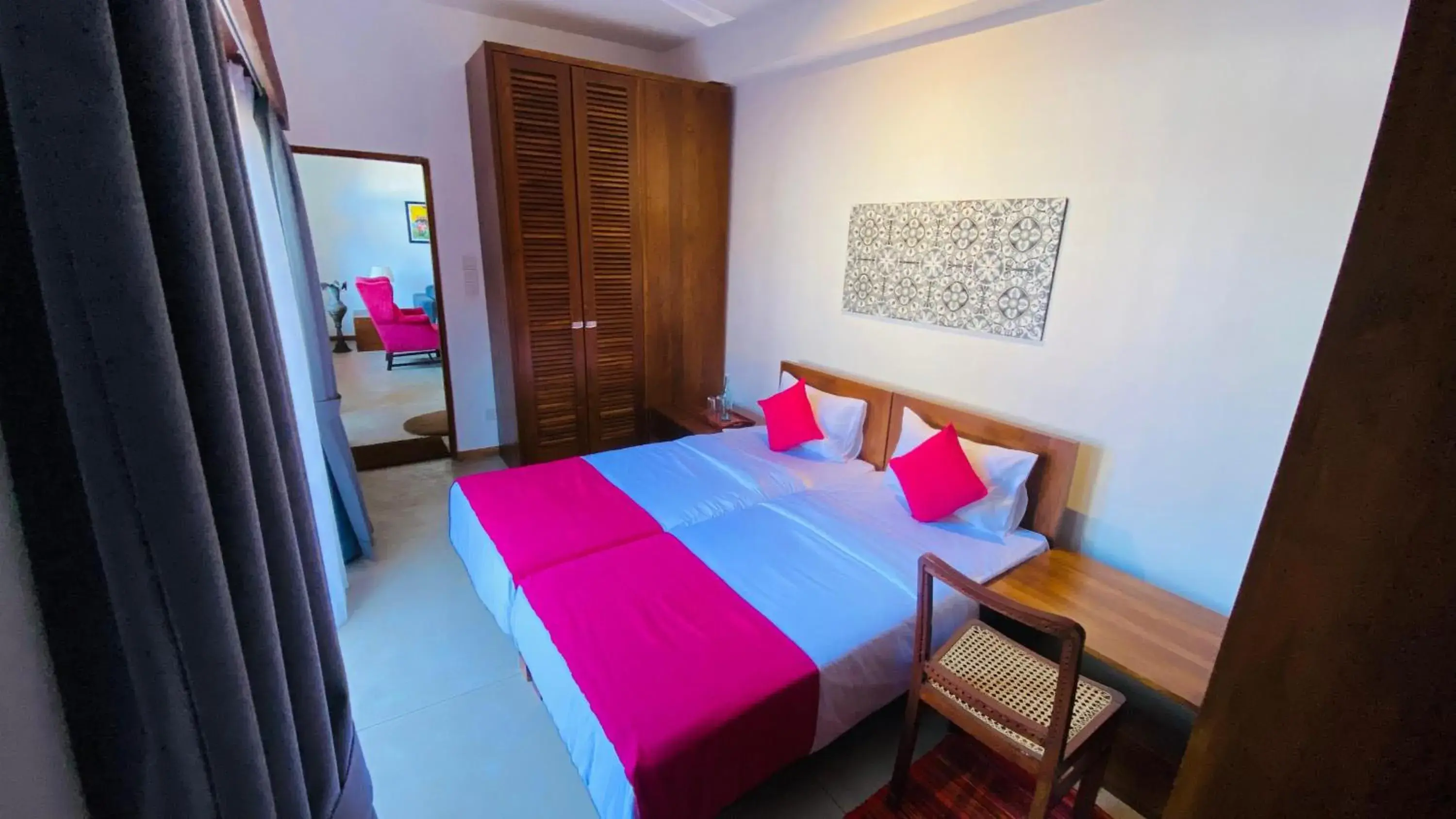 Twin Room with Balcony in The Tea Library Hikkaduwa Twin Room with Balcony in The Tea Library Hikkaduwa