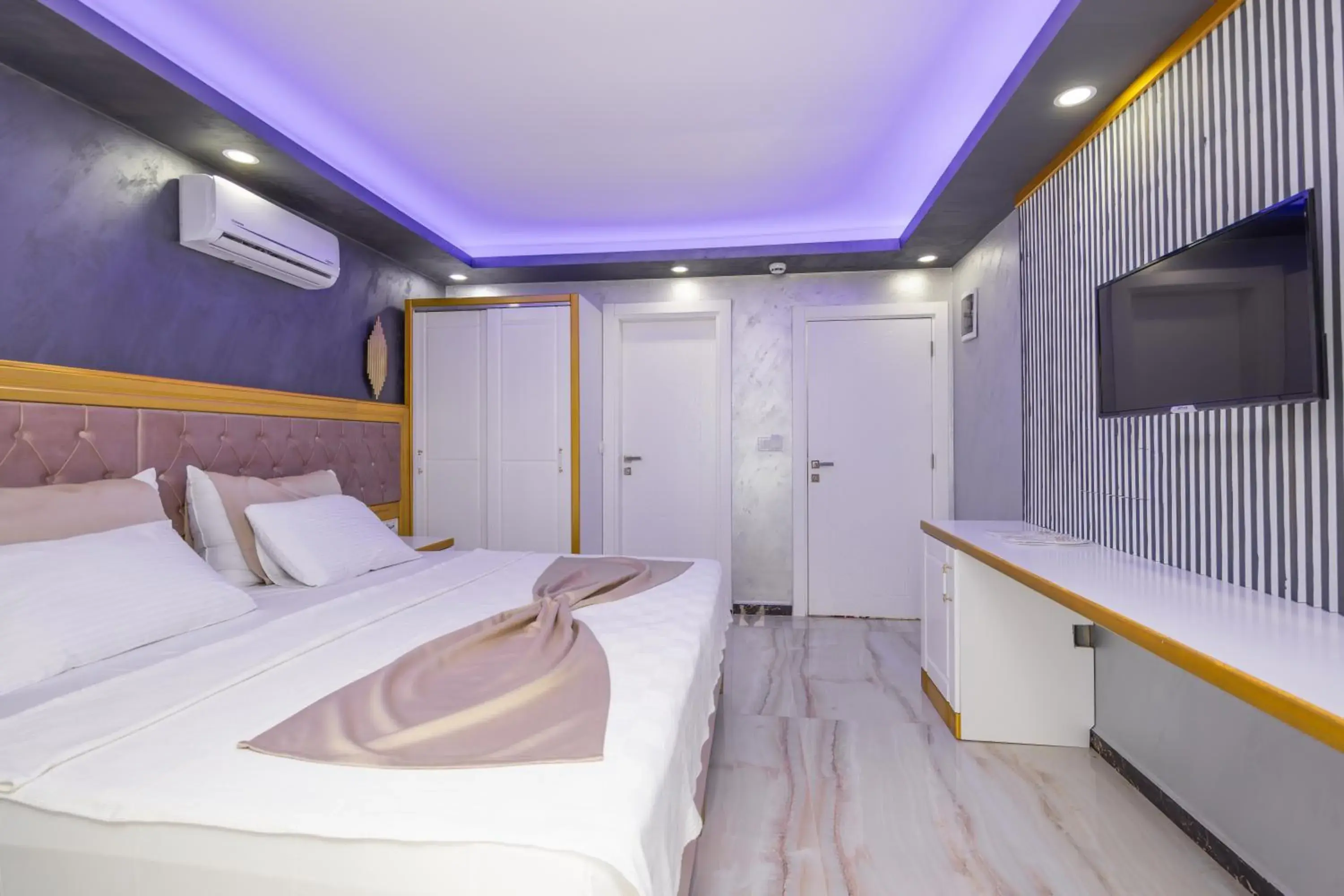 Bed in Cihan Bey Otel Belek Bed in Cihan Bey Otel Belek