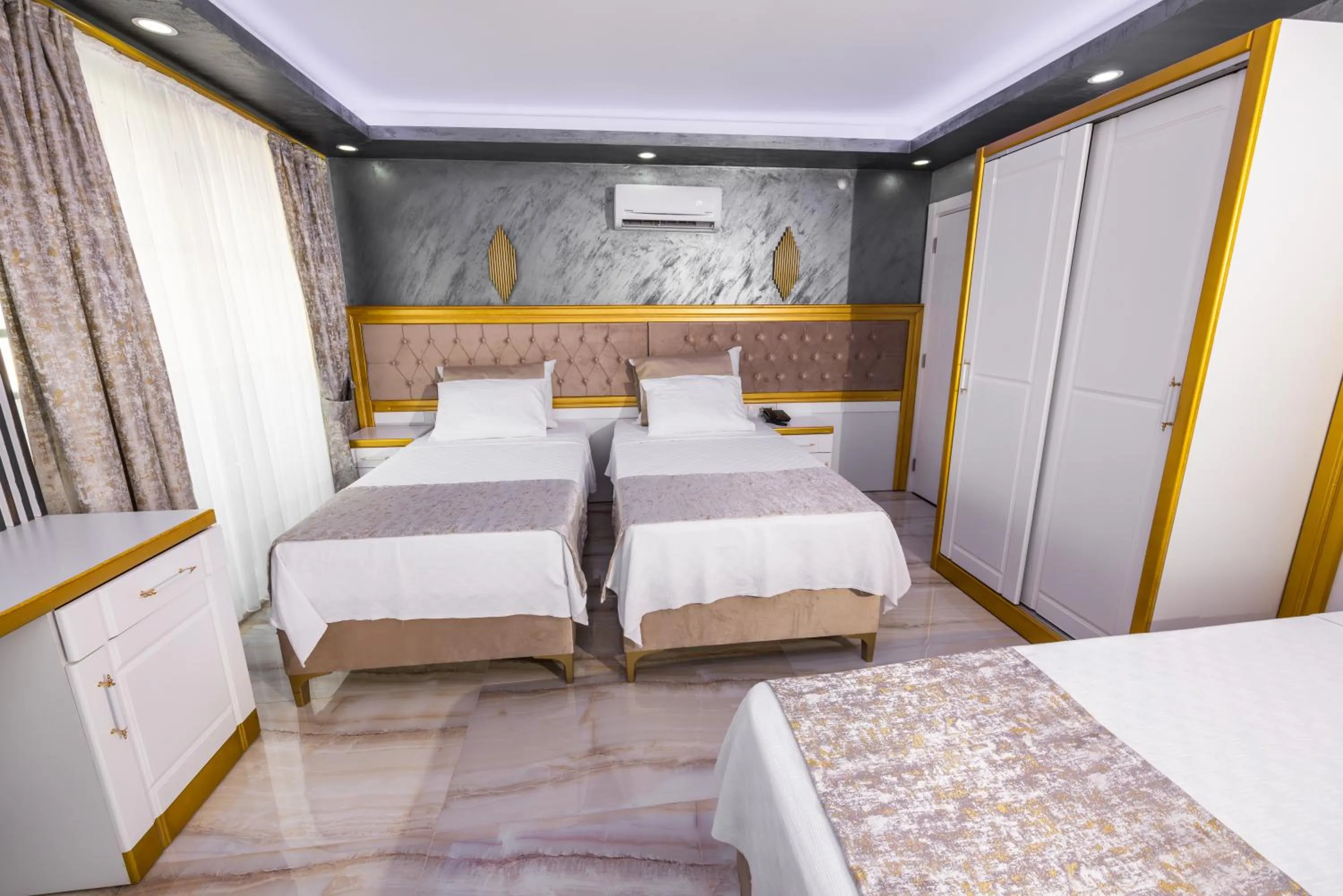 Bed in Cihan Bey Otel Belek