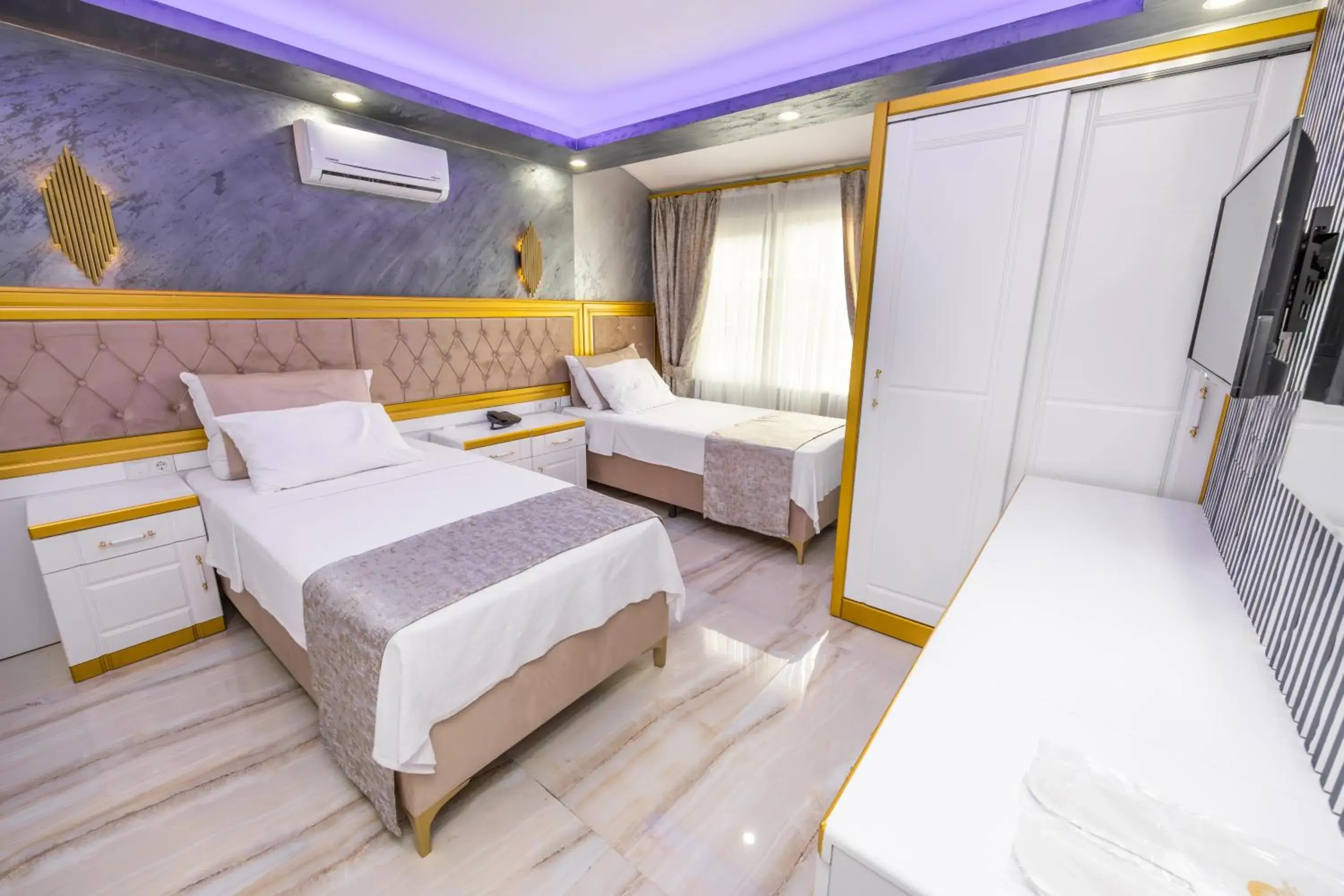 Bed in Cihan Bey Otel Belek Bed in Cihan Bey Otel Belek