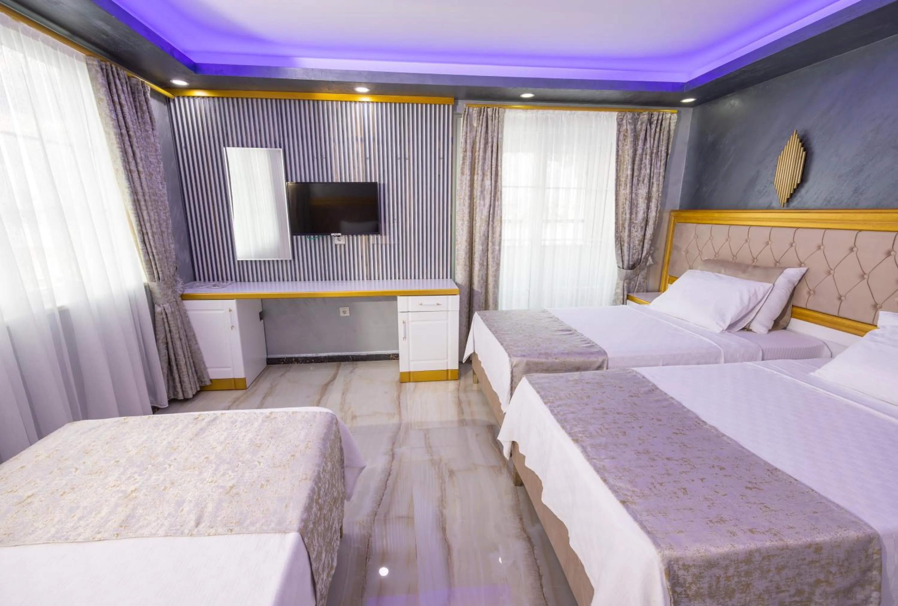 Bed in Cihan Bey Otel Belek