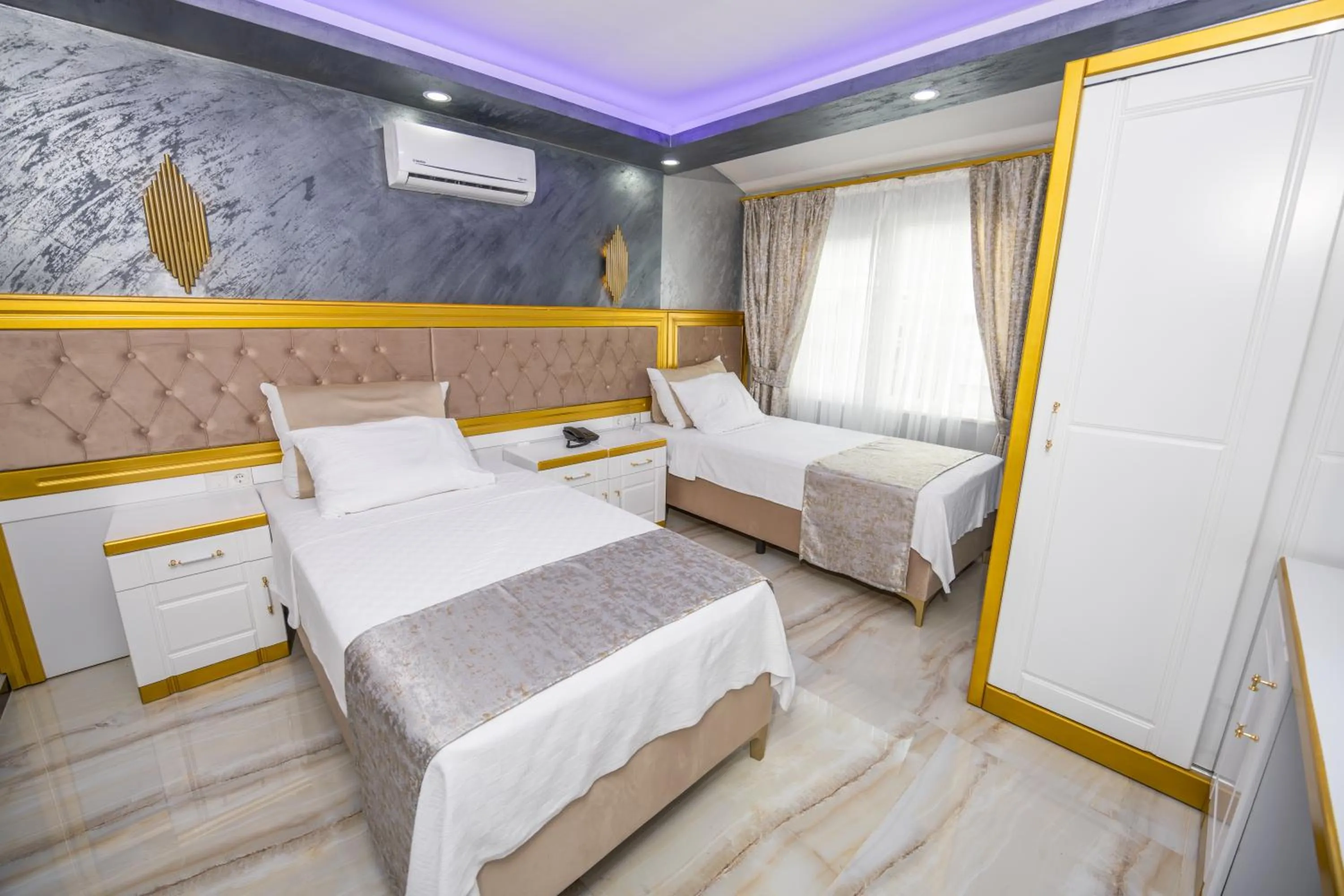 Bed in Cihan Bey Otel Belek