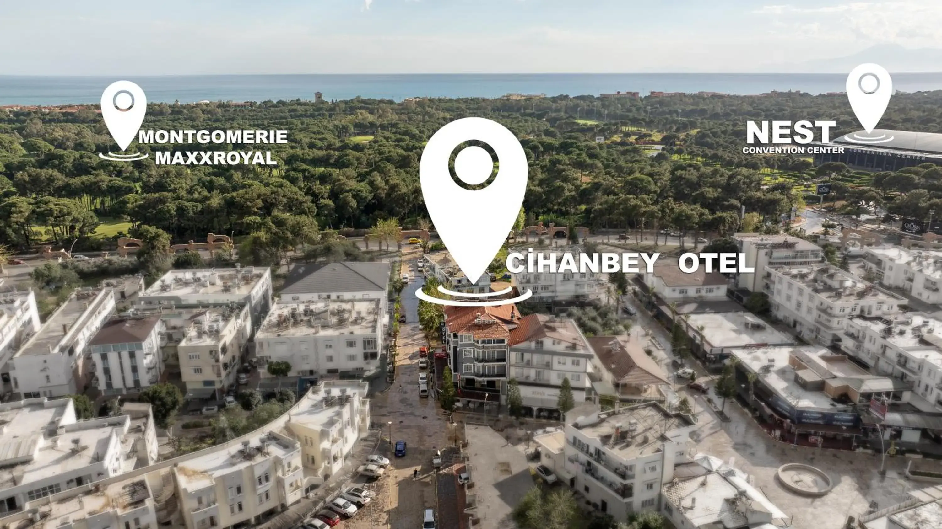 Bird's eye view in Cihan Bey Otel Belek Bird's eye view in Cihan Bey Otel Belek