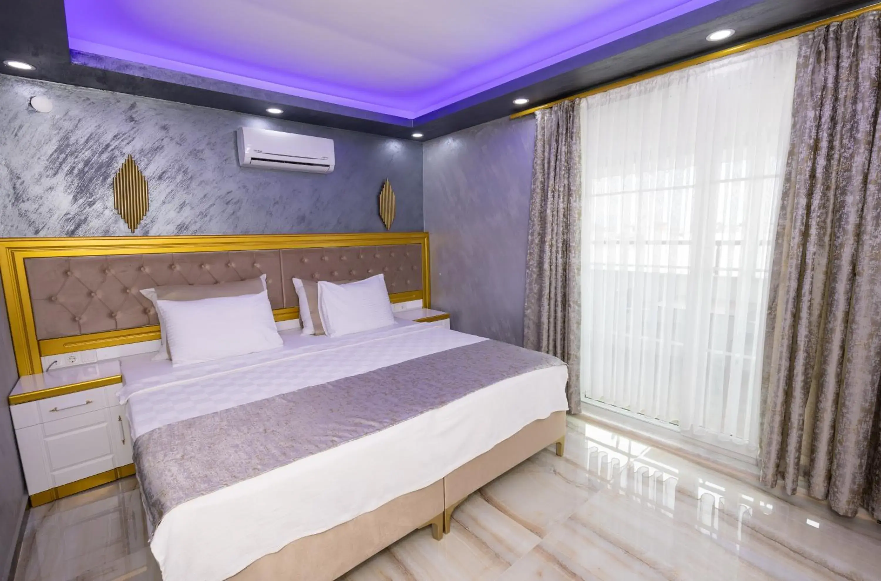 Bed in Cihan Bey Otel Belek Bed in Cihan Bey Otel Belek