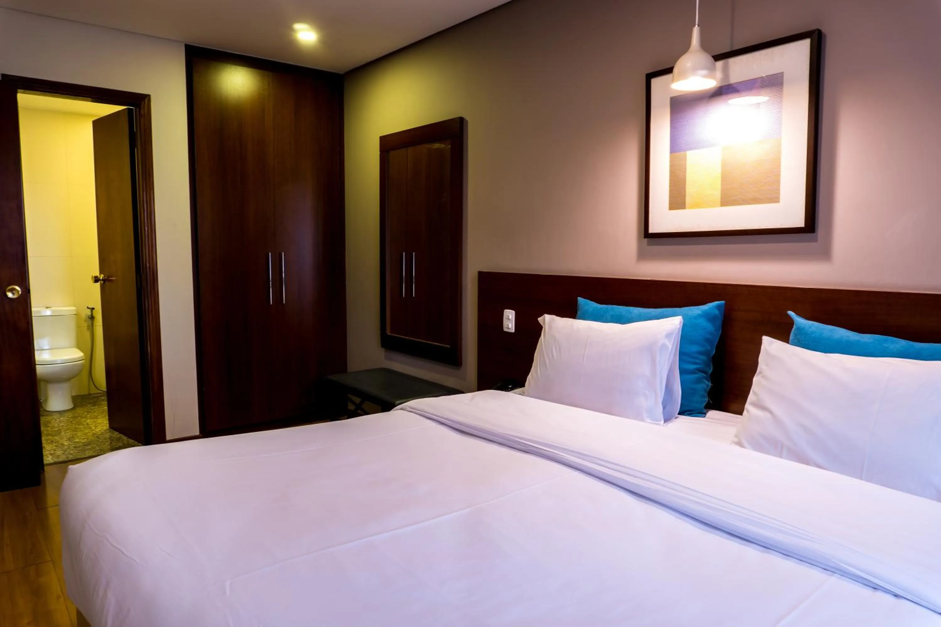 Bed in Mercure Curitiba Golden