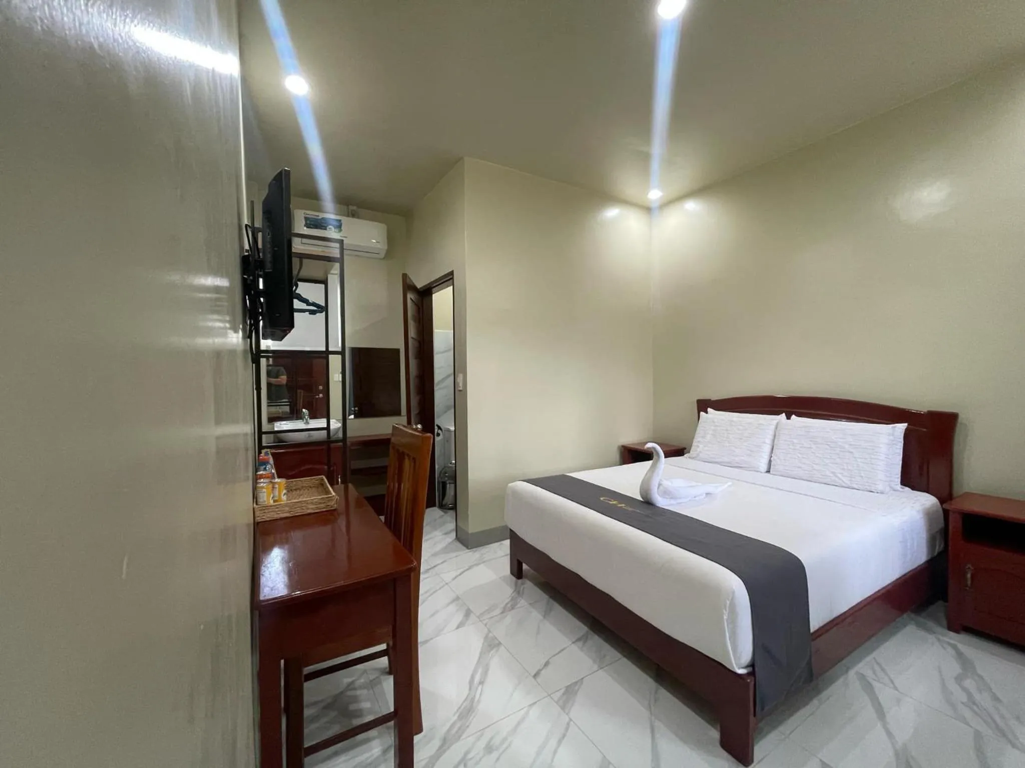 Bed in Coastal Haven Resort