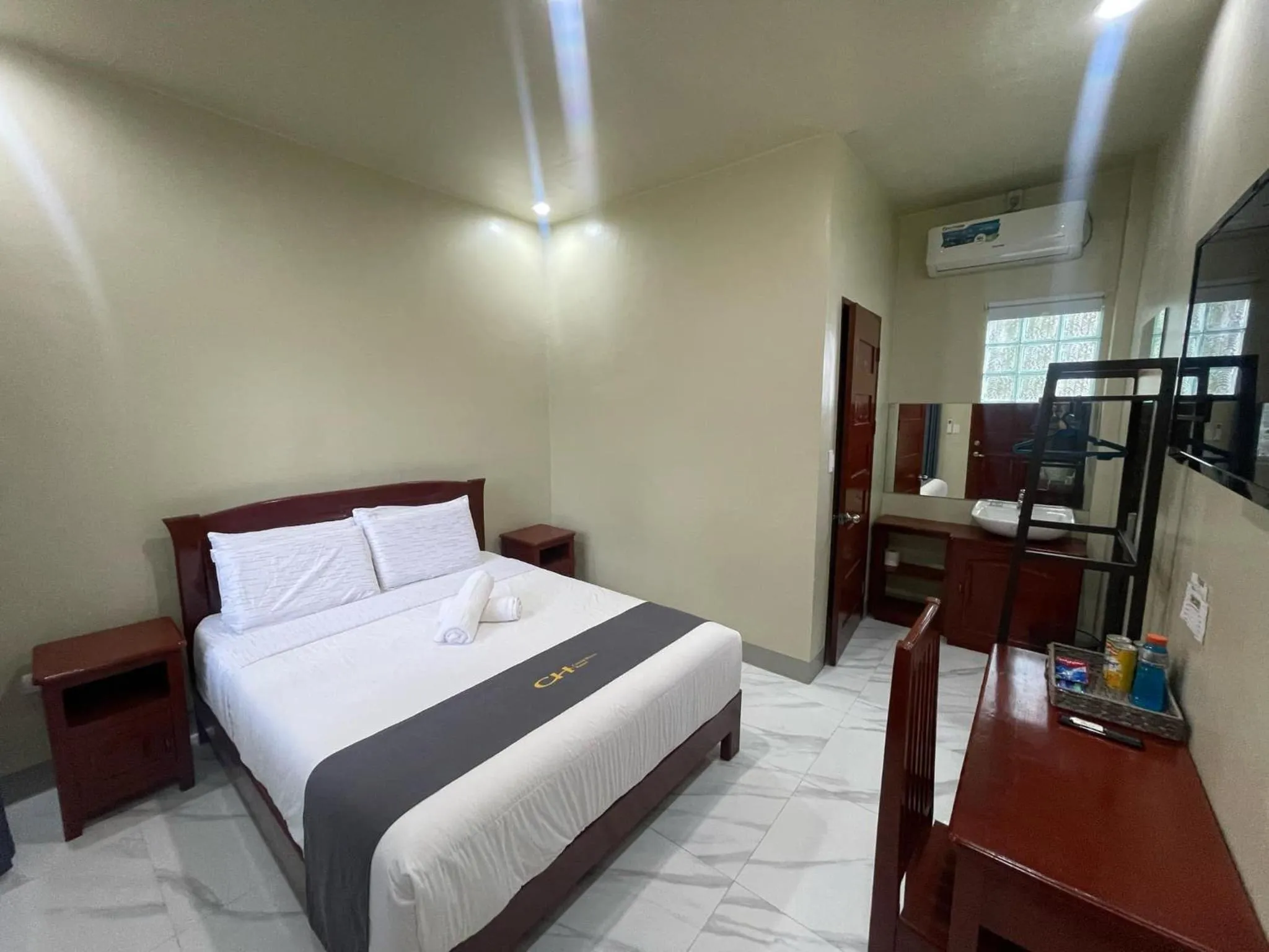 Bed in Coastal Haven Resort