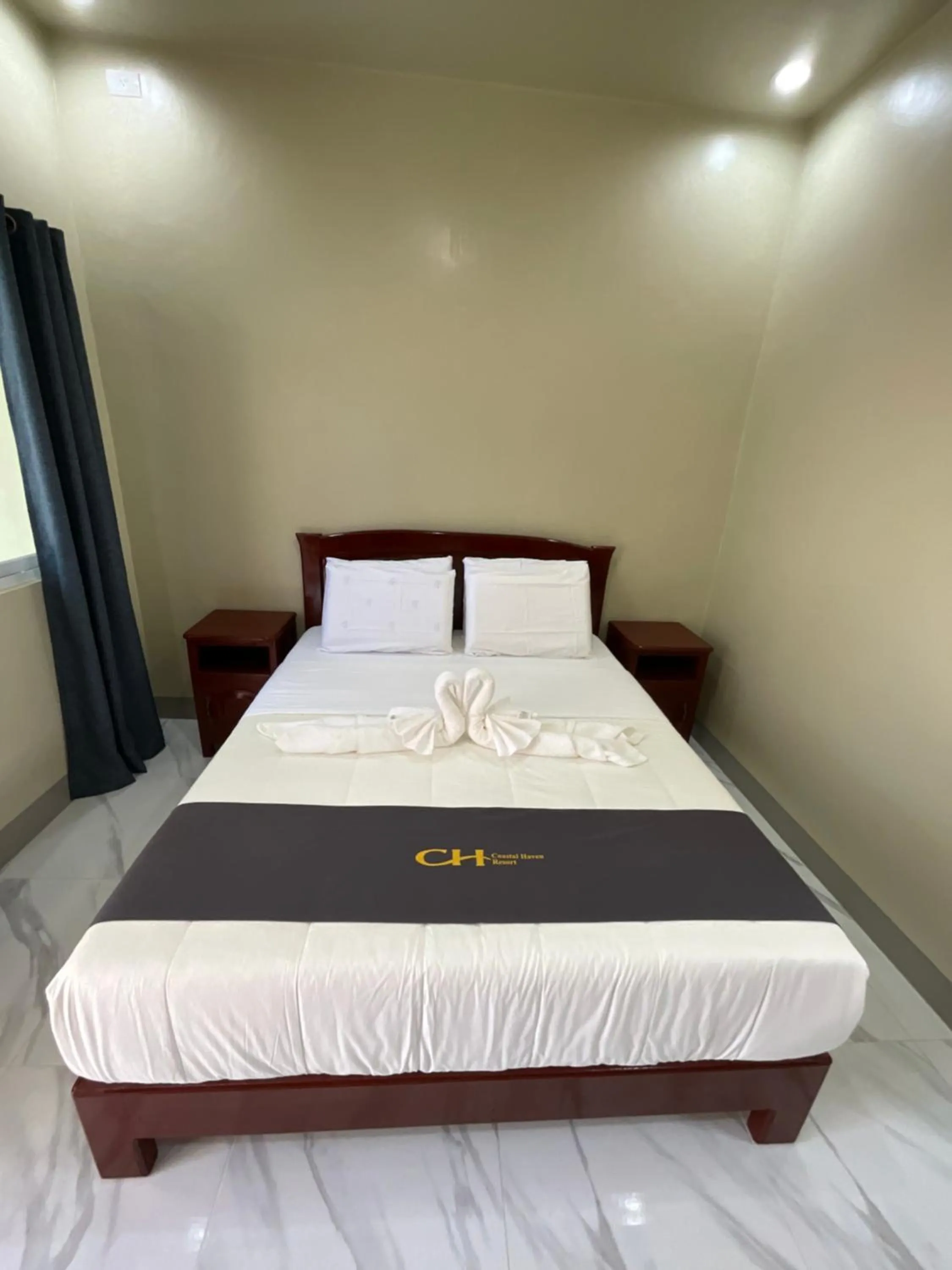 Bed in Coastal Haven Resort