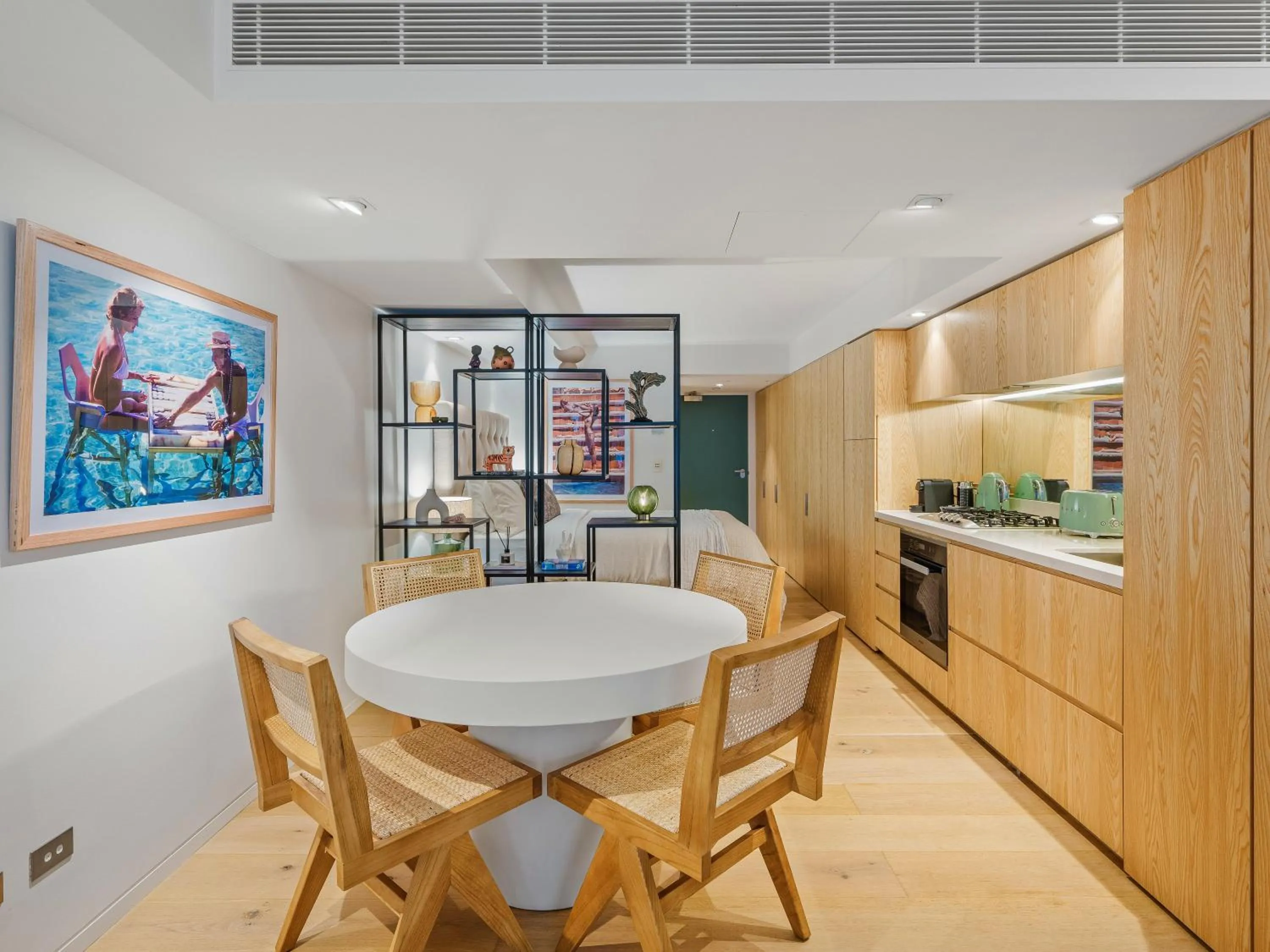 Dining area in Bondi Pacific Studio - Managed by X Hospitality