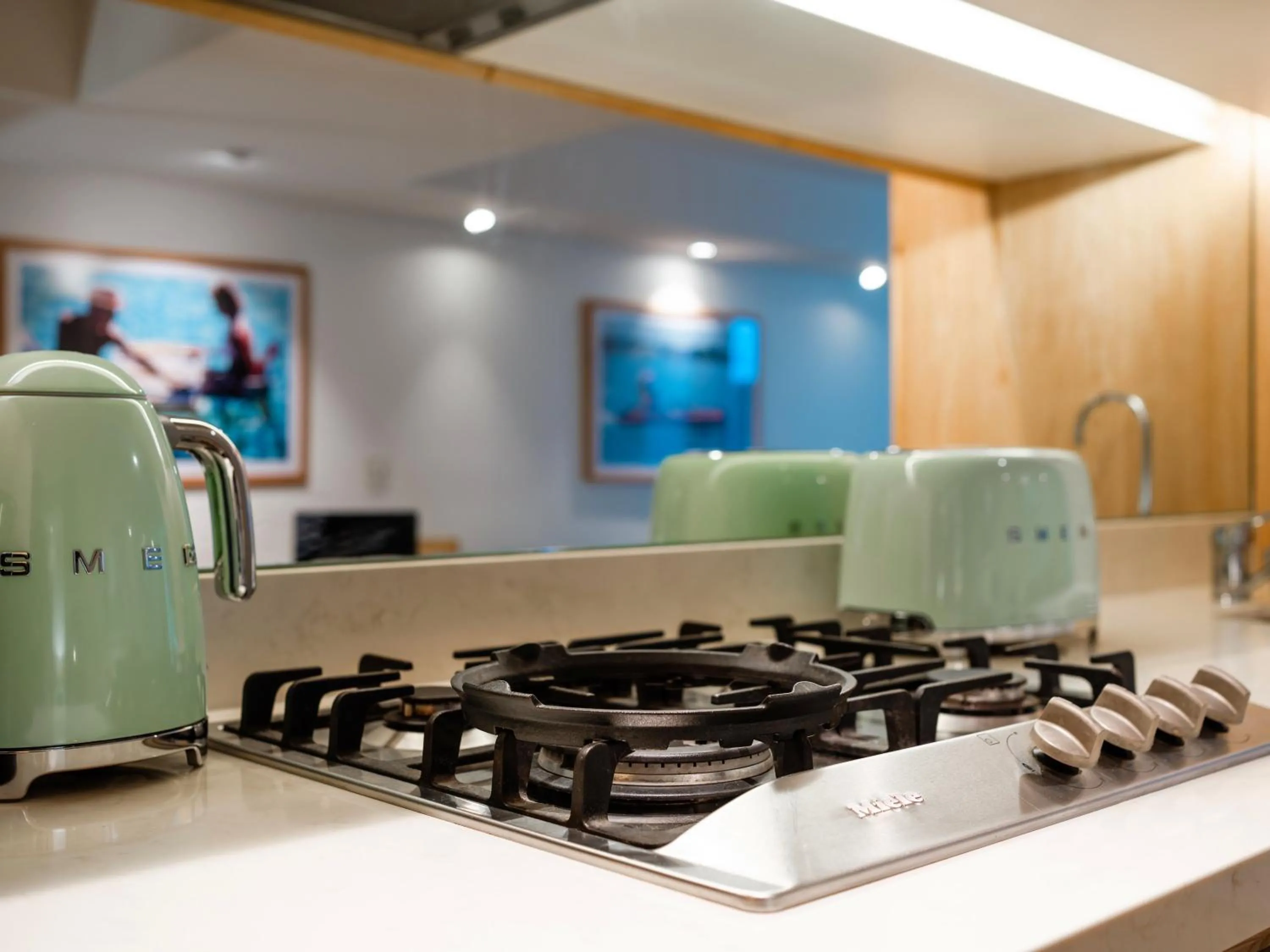 kitchen in Bondi Pacific Studio - Managed by X Hospitality