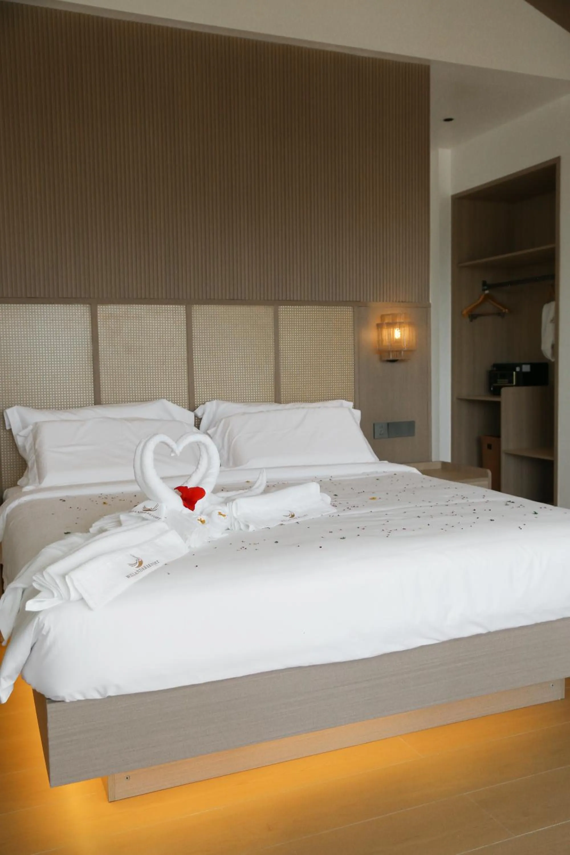 Bed in Willander Resort