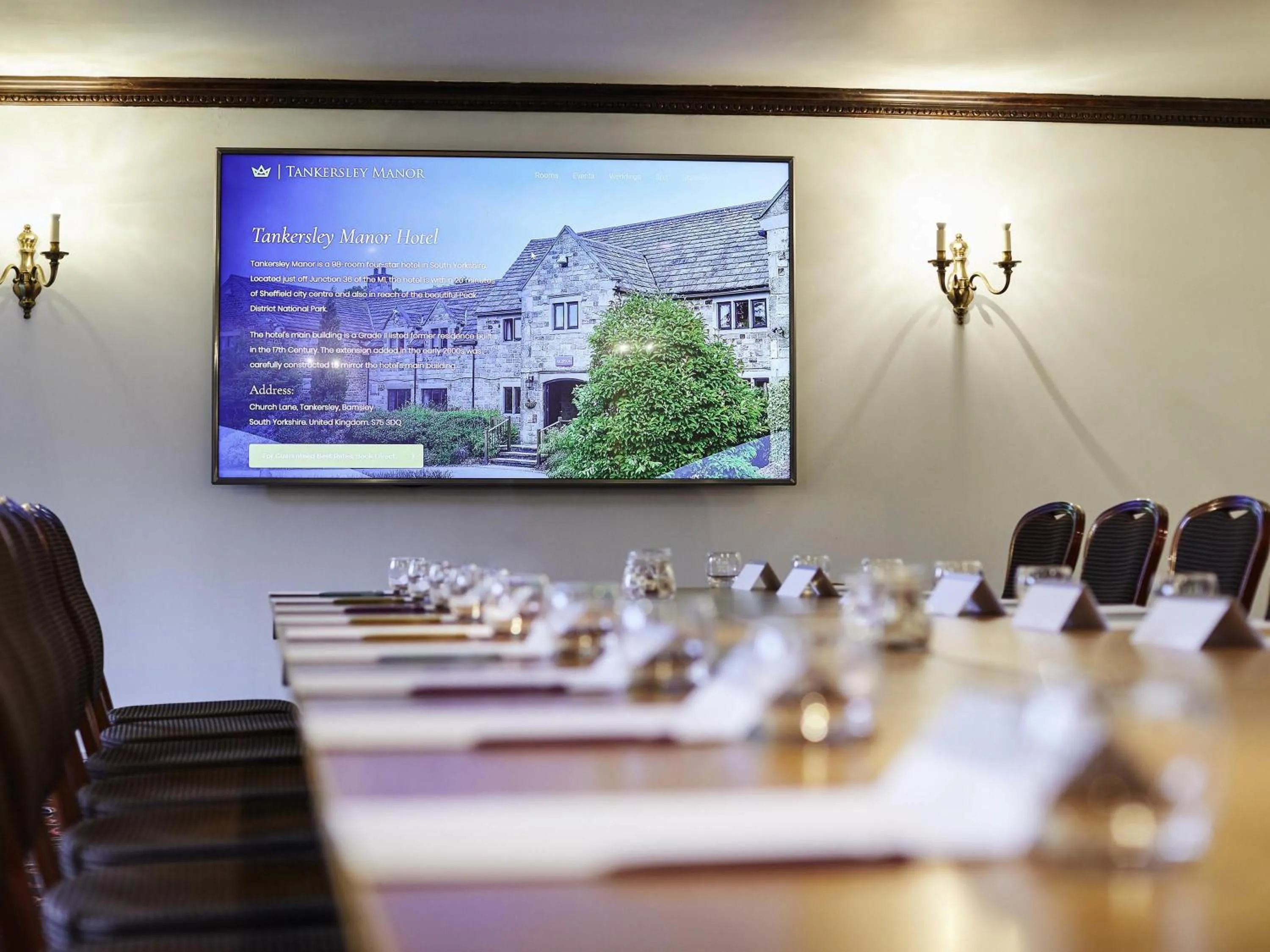 Meeting/conference room in Mercure Barnsley Tankersley Manor Hotel