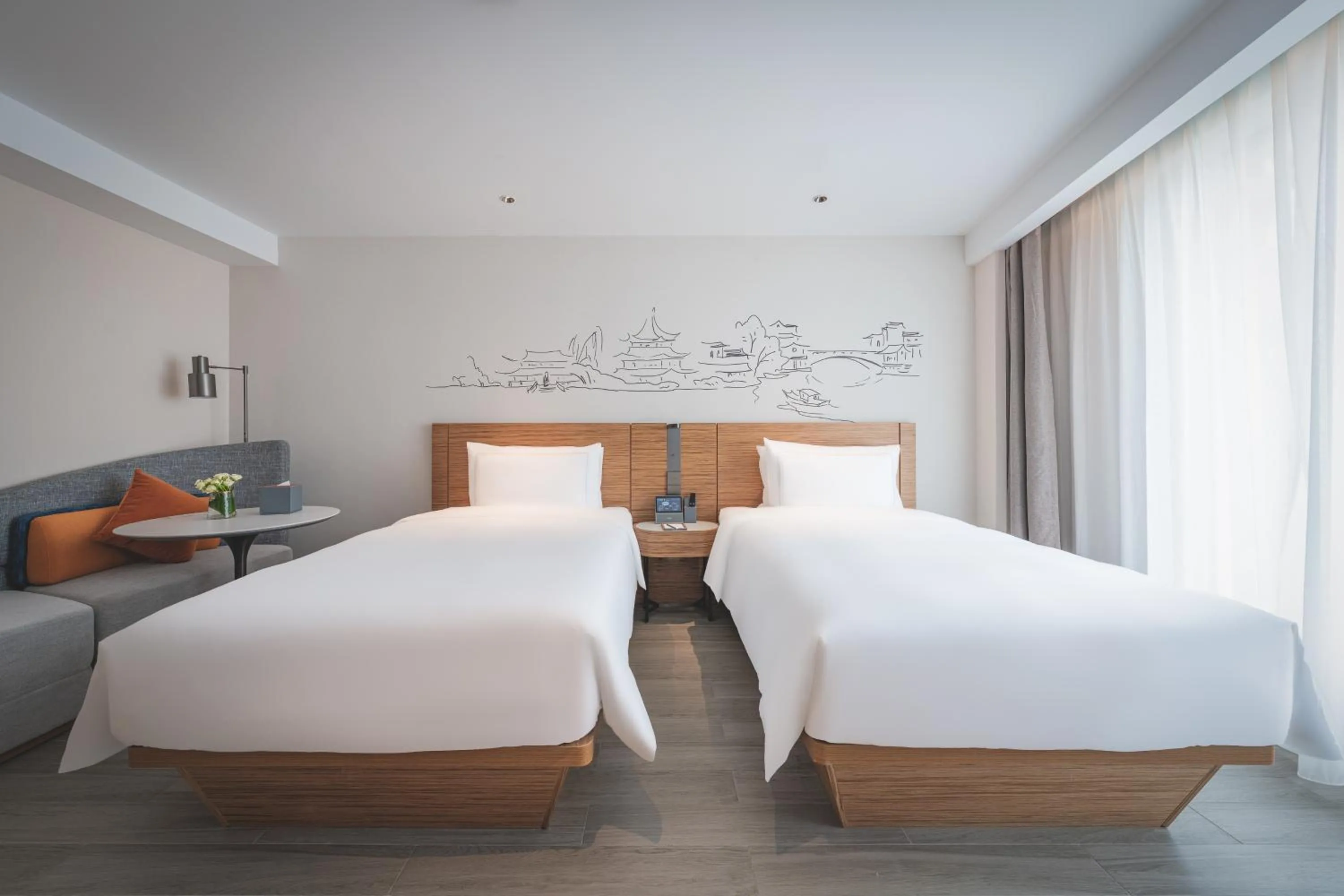 Bed in UrCove by HYATT Nanjing Downtown
