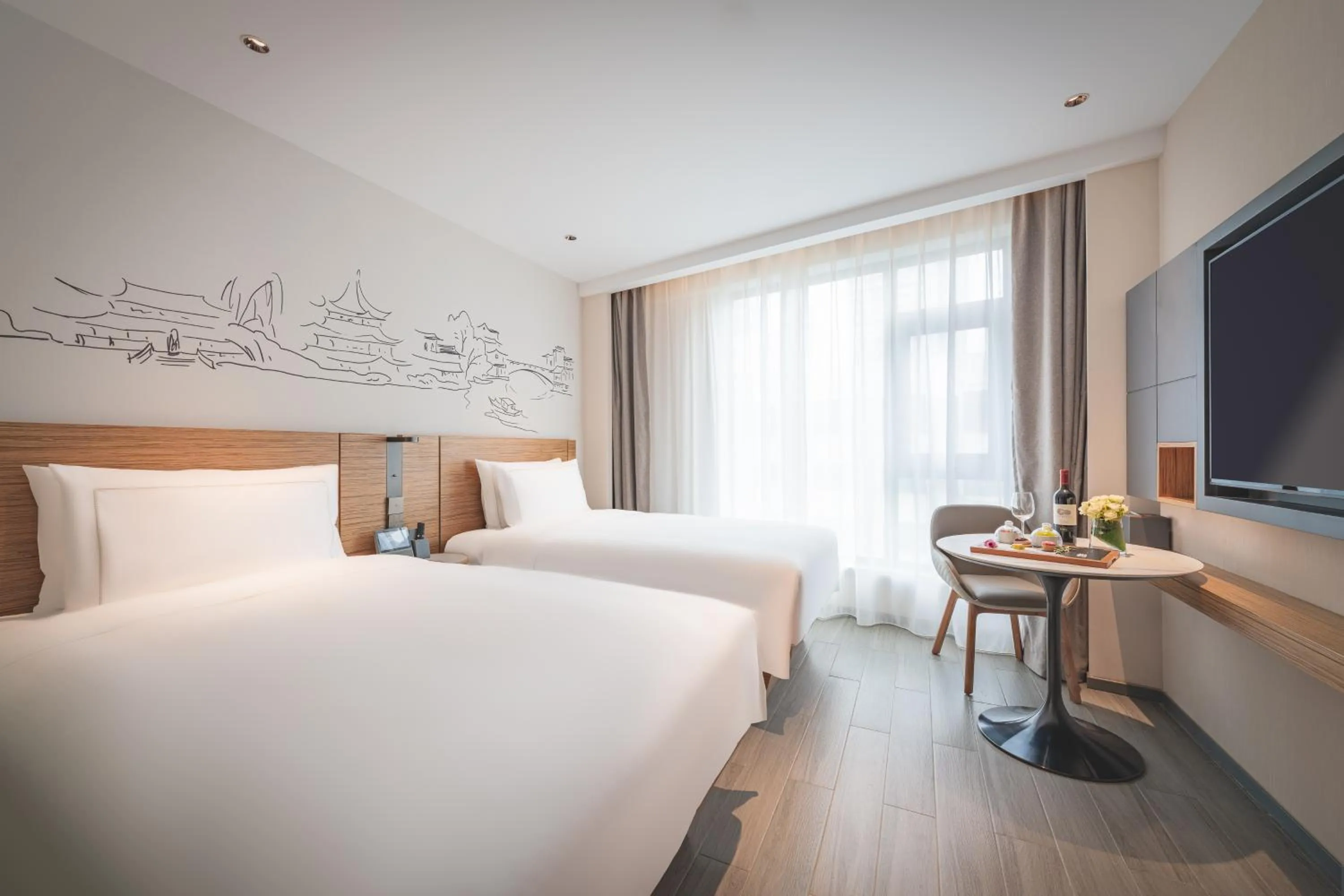 Bed in UrCove by HYATT Nanjing Downtown