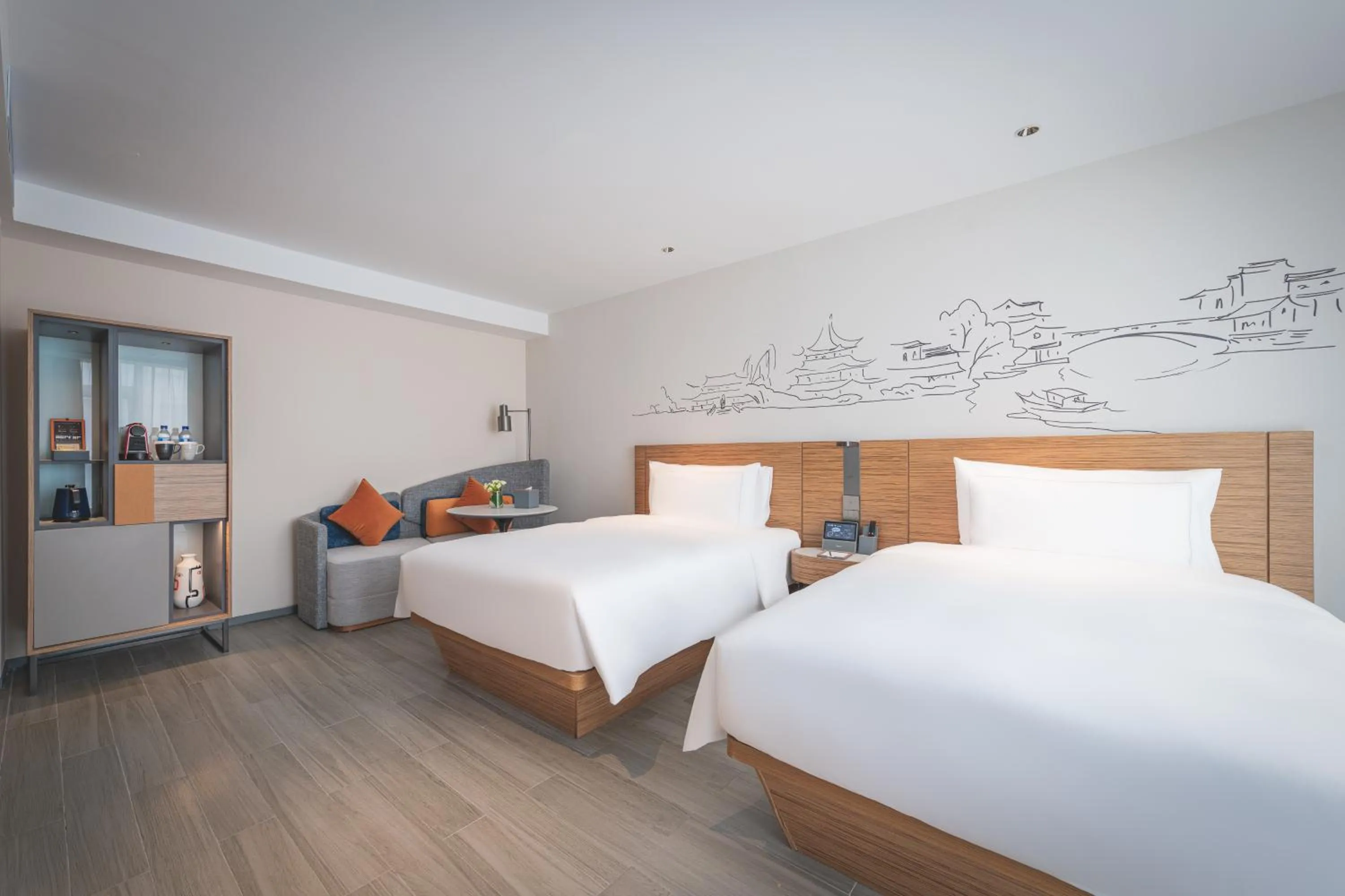 Bed in UrCove by HYATT Nanjing Downtown