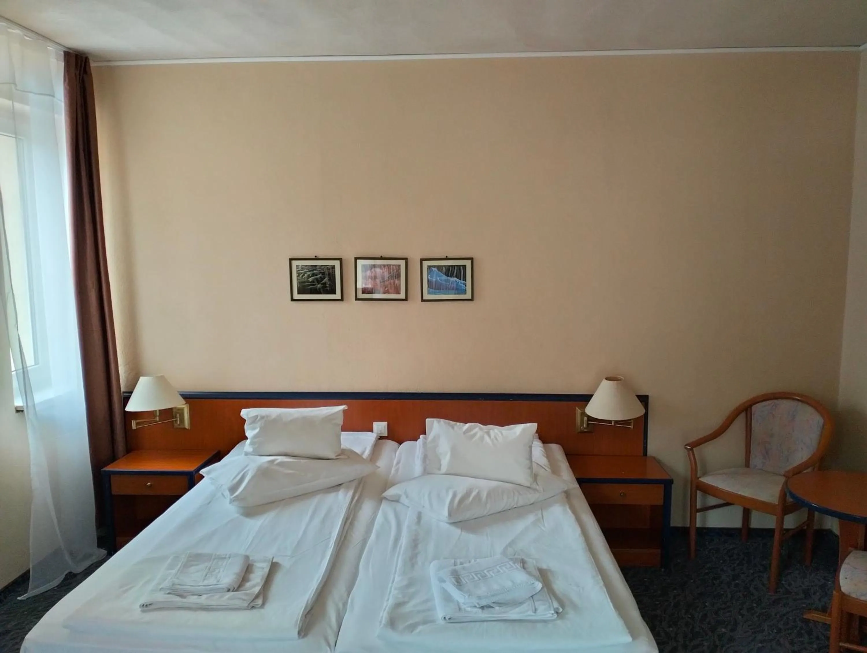 Bed in Pensiunea Cabana Art