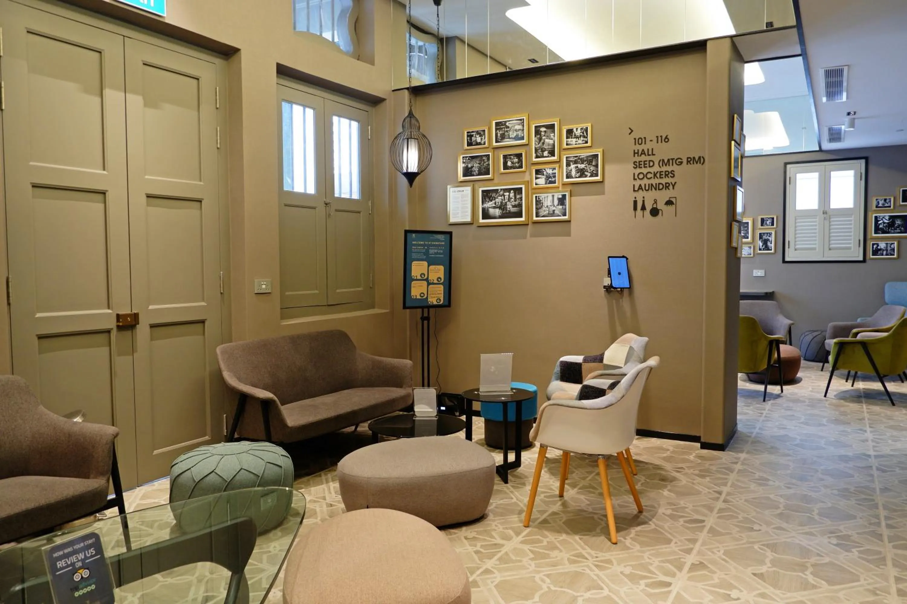 Seating area in ST Signature Jalan Besar