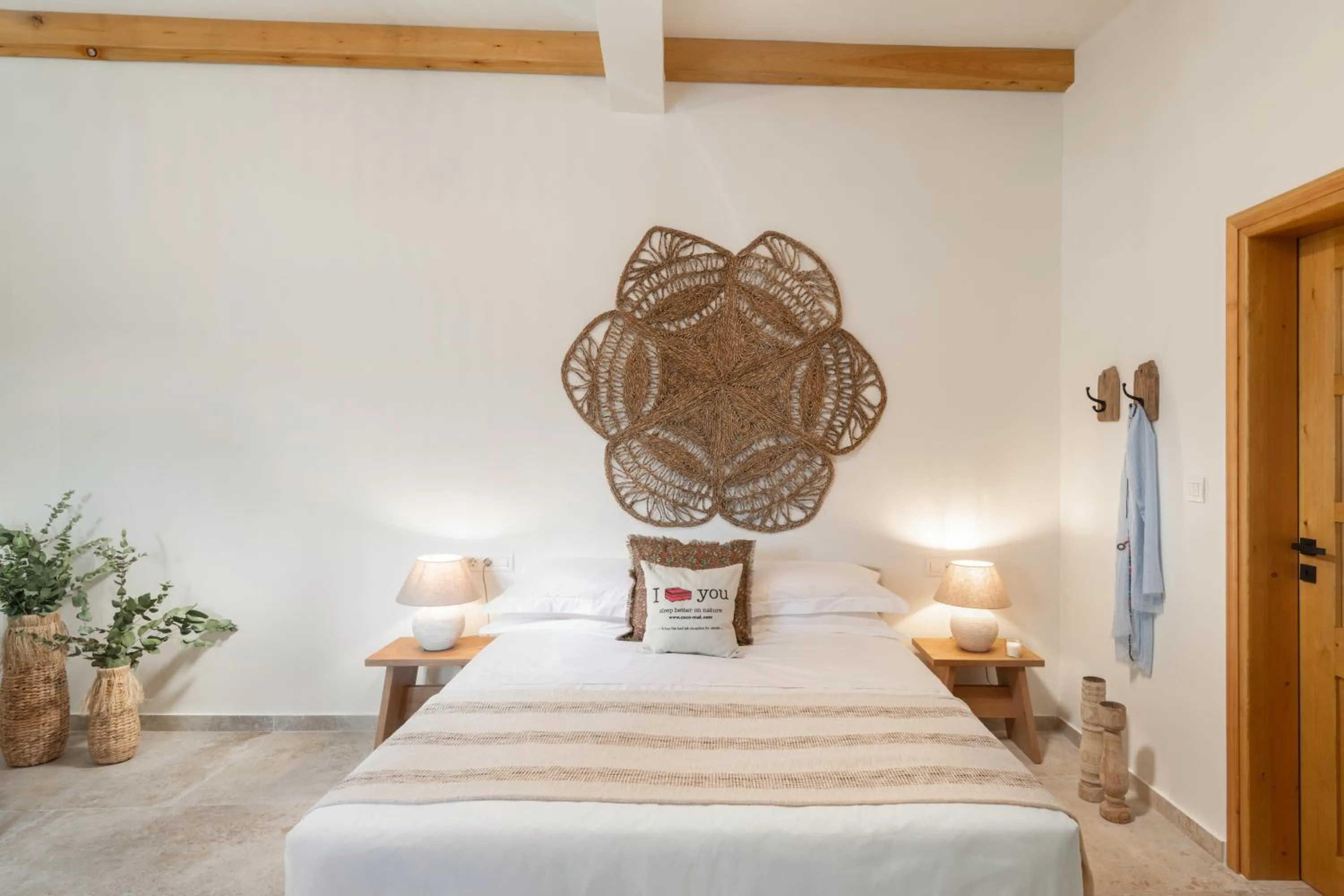 Bed in St-Ten Stone Built Village