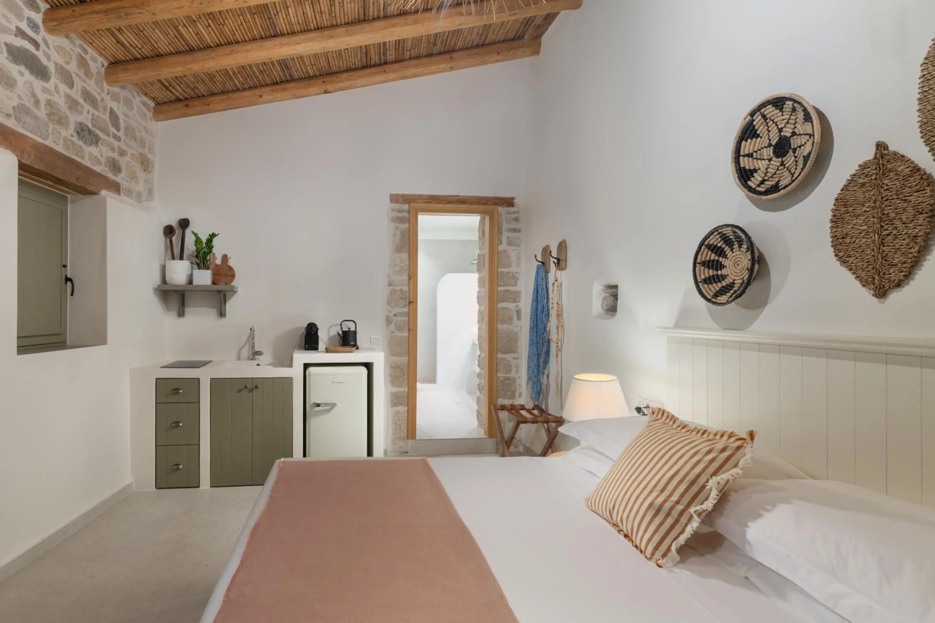 Bed in St-Ten Stone Built Village