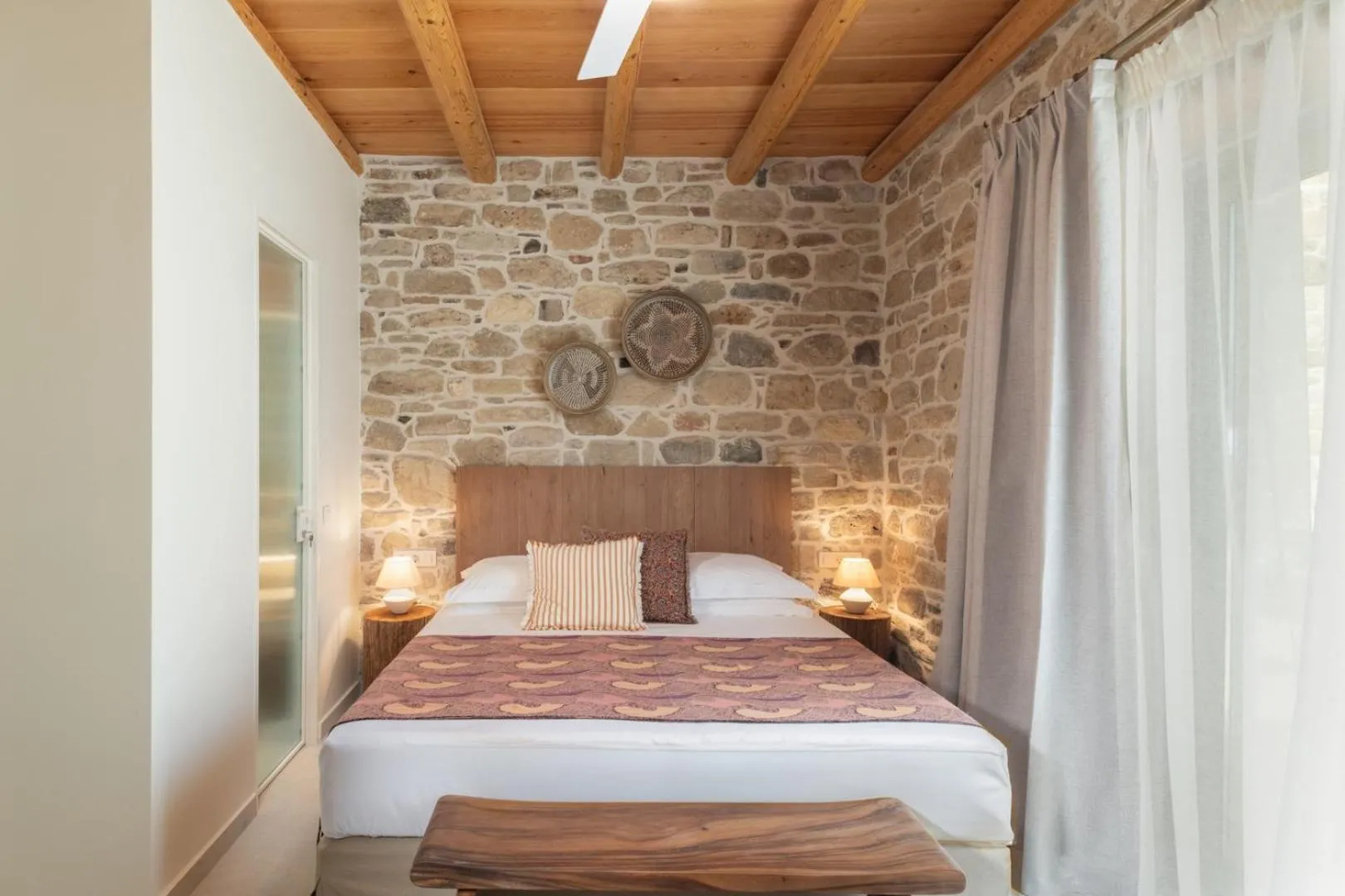 Bed in St-Ten Stone Built Village
