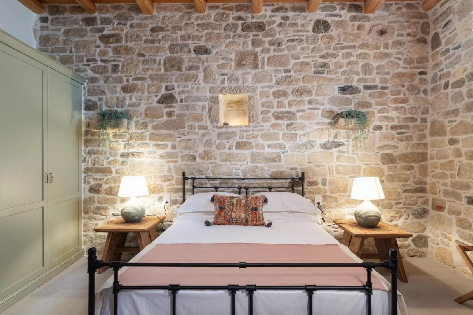 Bed in St-Ten Stone Built Village