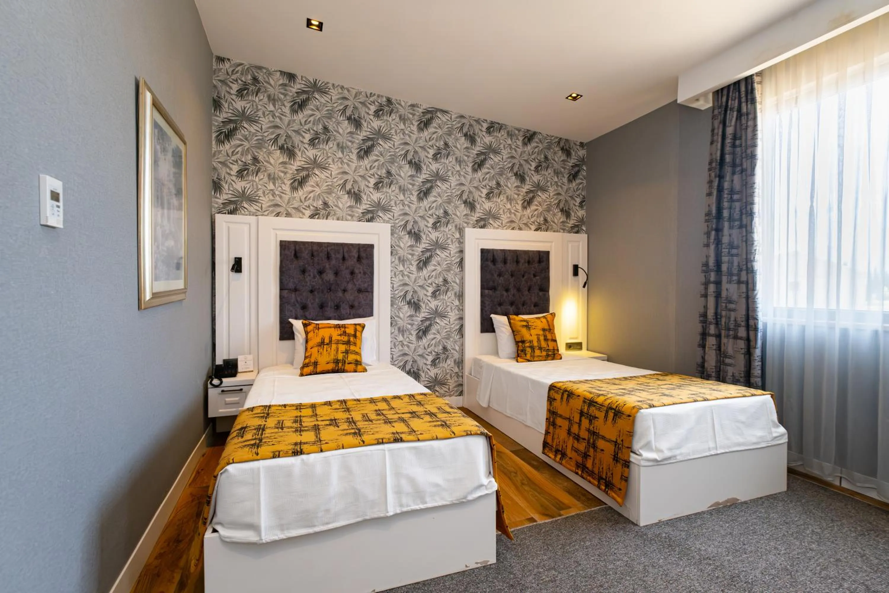 Bed in Hipodrom Hotel