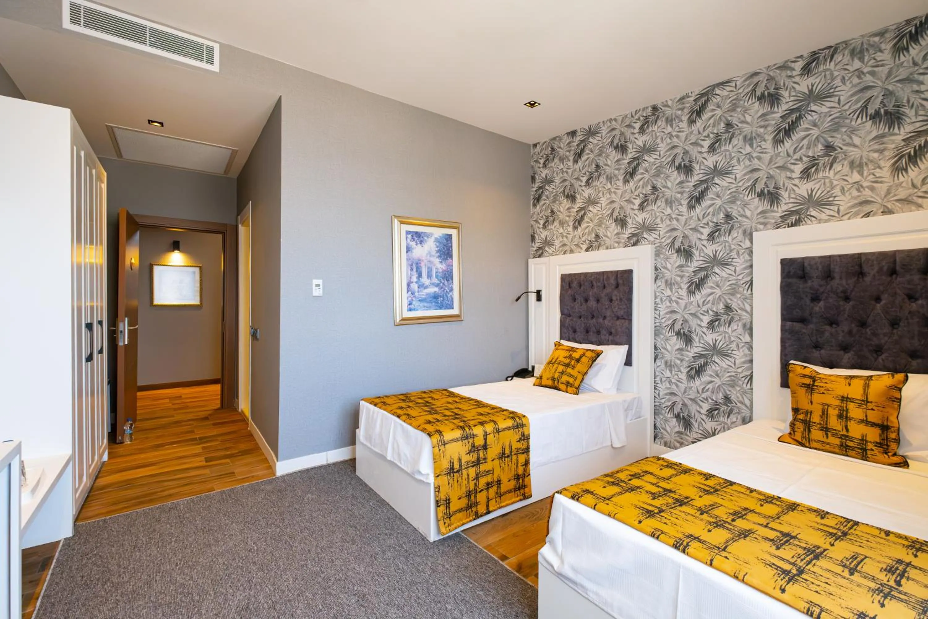 Bed in Hipodrom Hotel