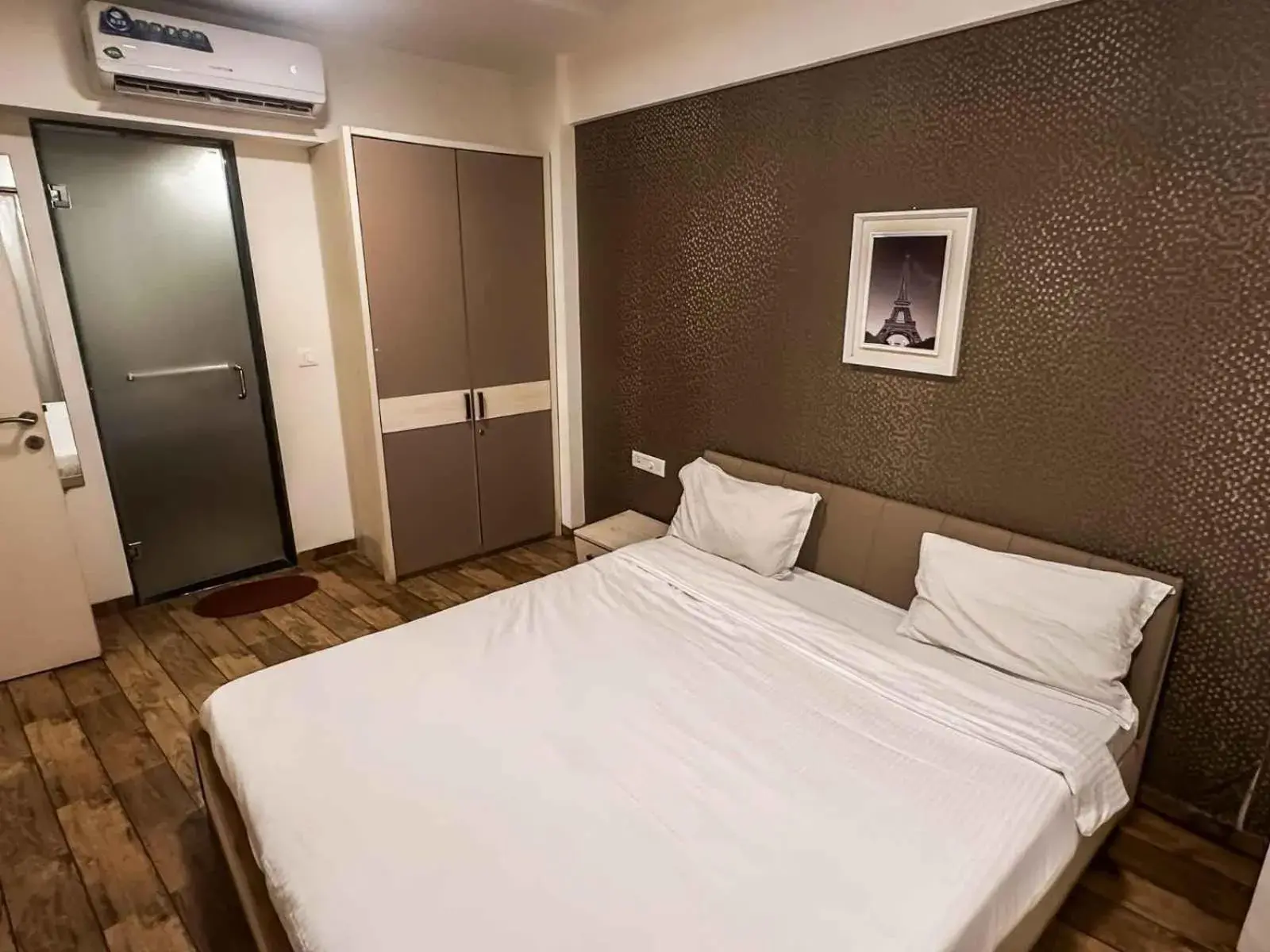 Bed in Ambition studio apartment at rajhans belliza Bed in Ambition studio apartment at rajhans belliza