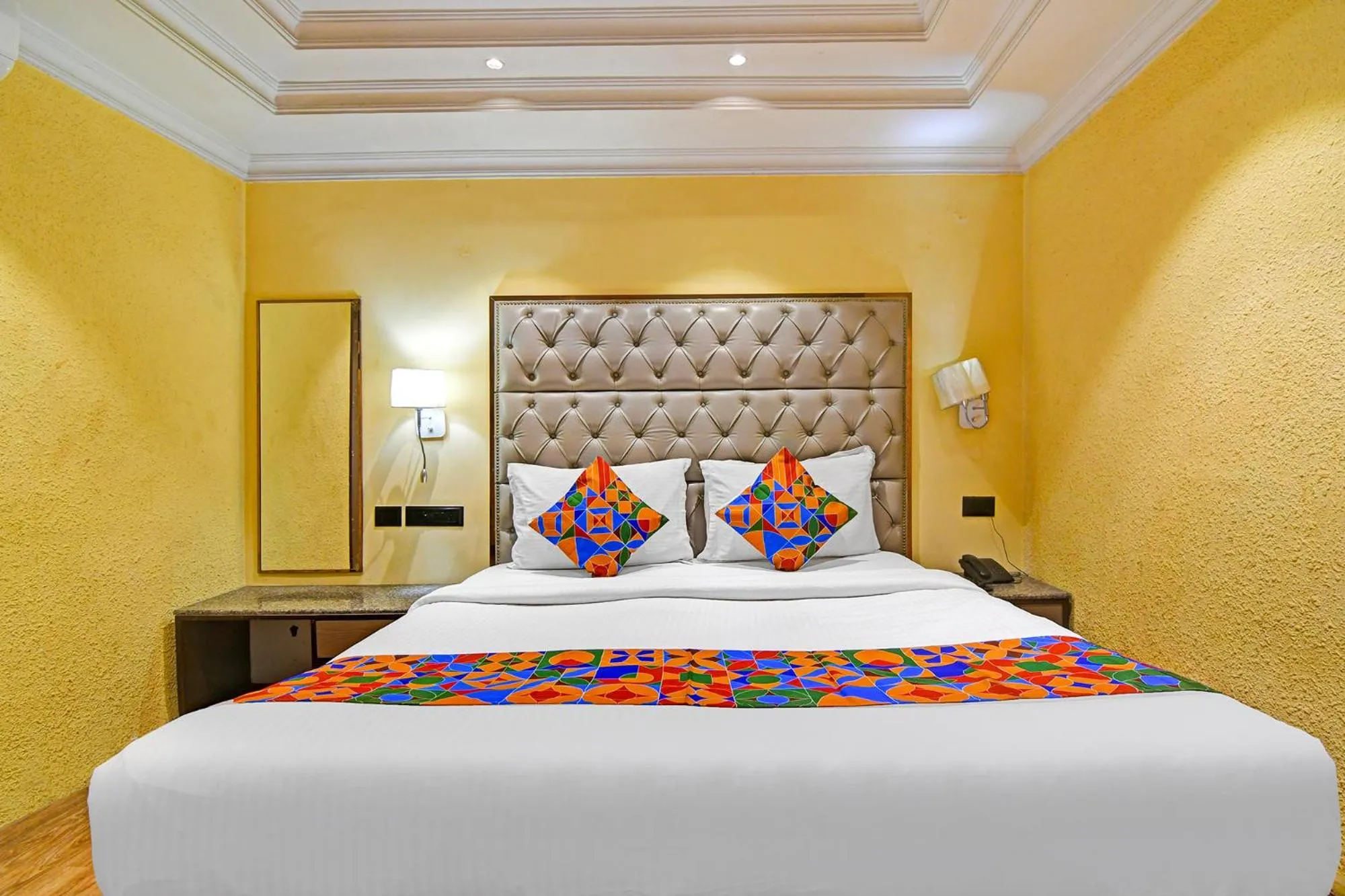 Bed in FabHotel Gulshan International - Nr Peter Cat Park Street