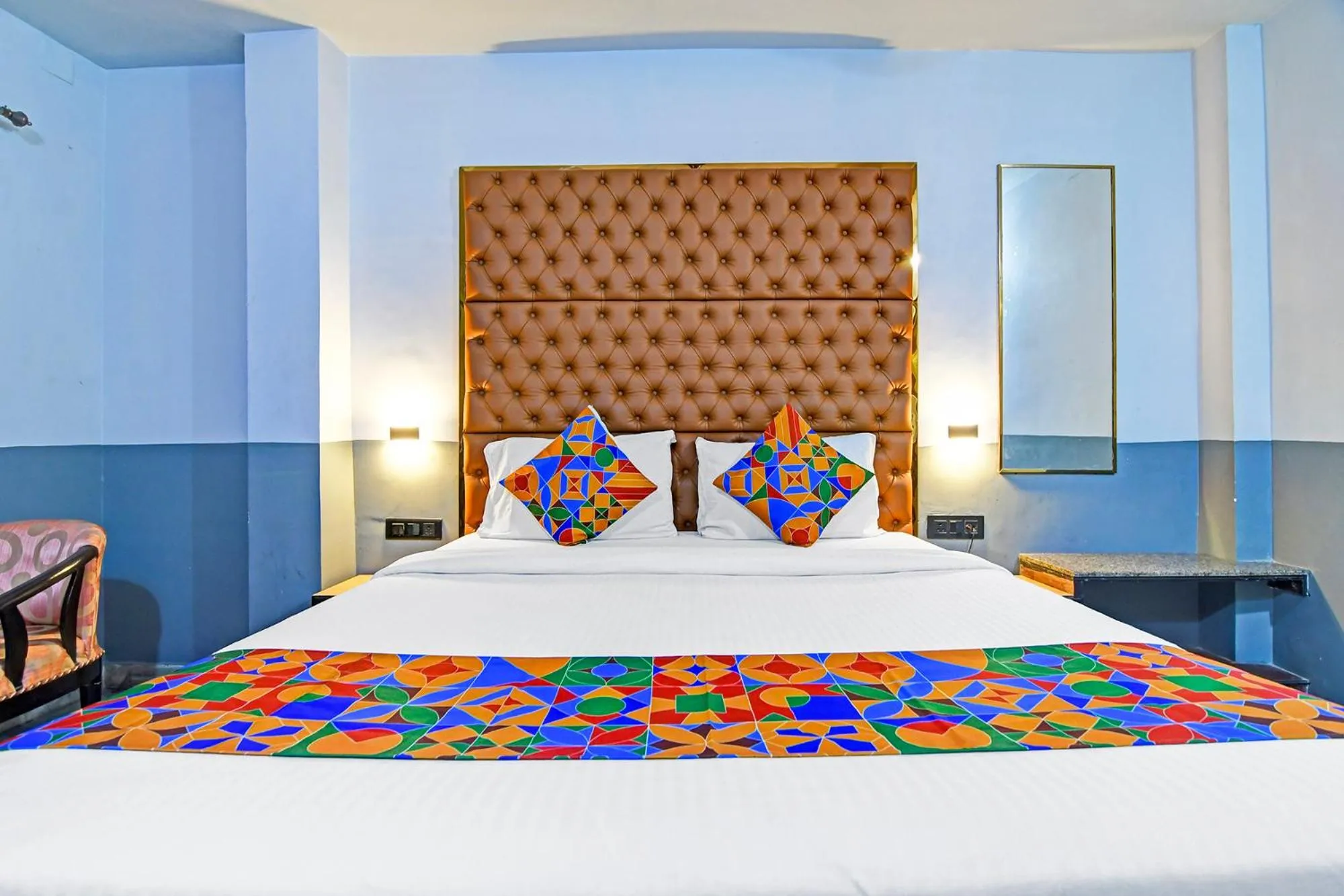 Bed in FabHotel Gulshan International - Nr Peter Cat Park Street