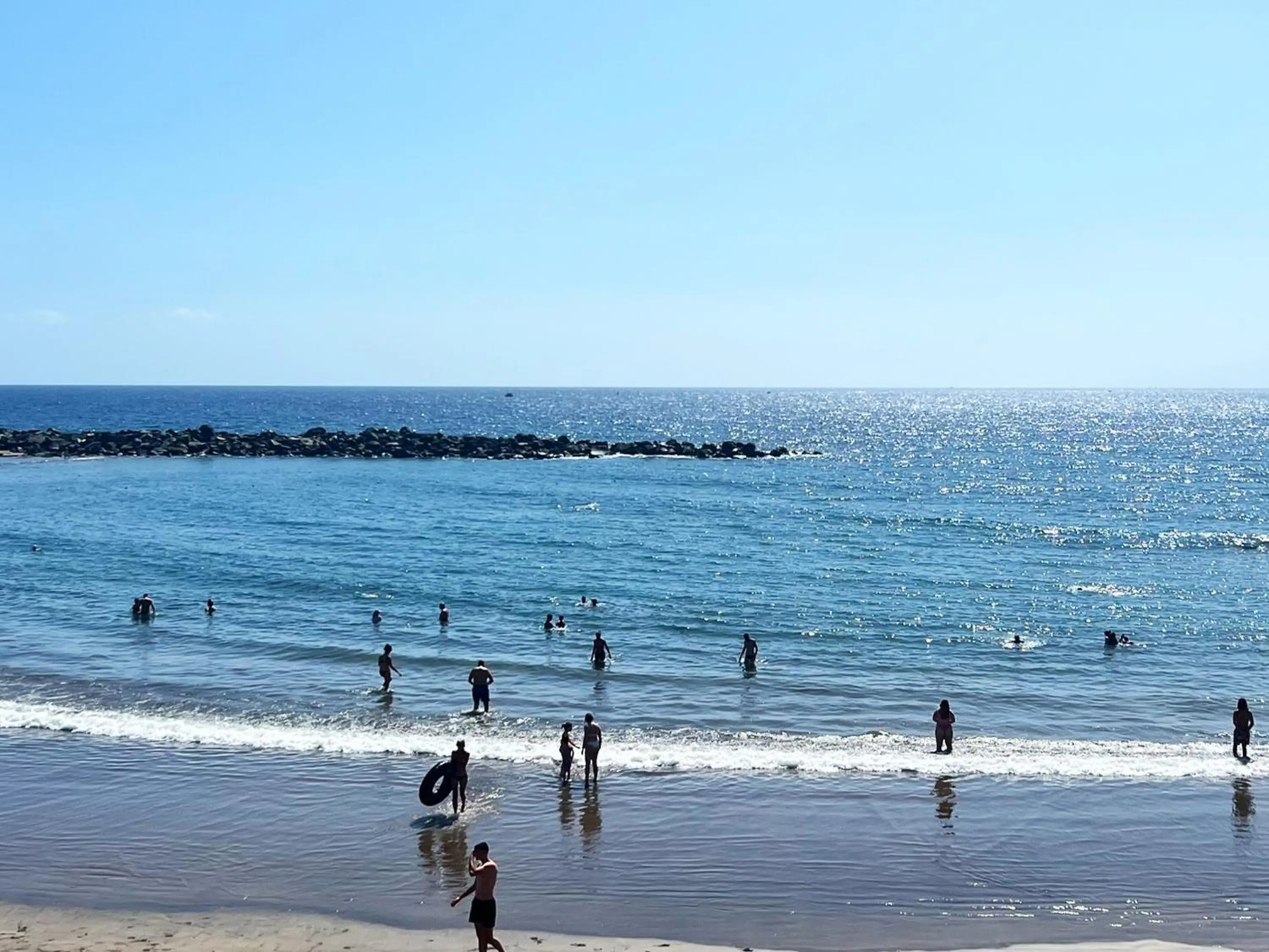 Beach in Apartamento Frente Mar, Playa de Las Americas