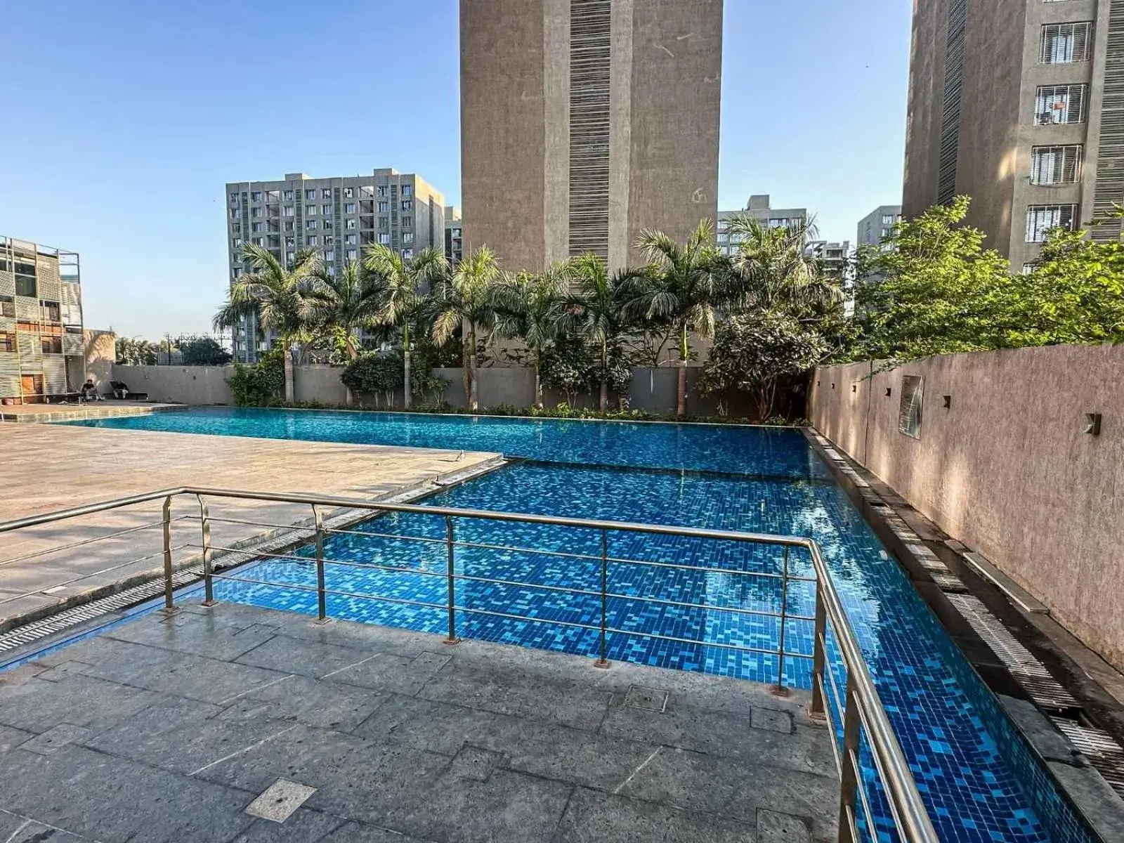 Swimming pool in Ambition studio apartment at weekend address Swimming pool in Ambition studio apartment at weekend address