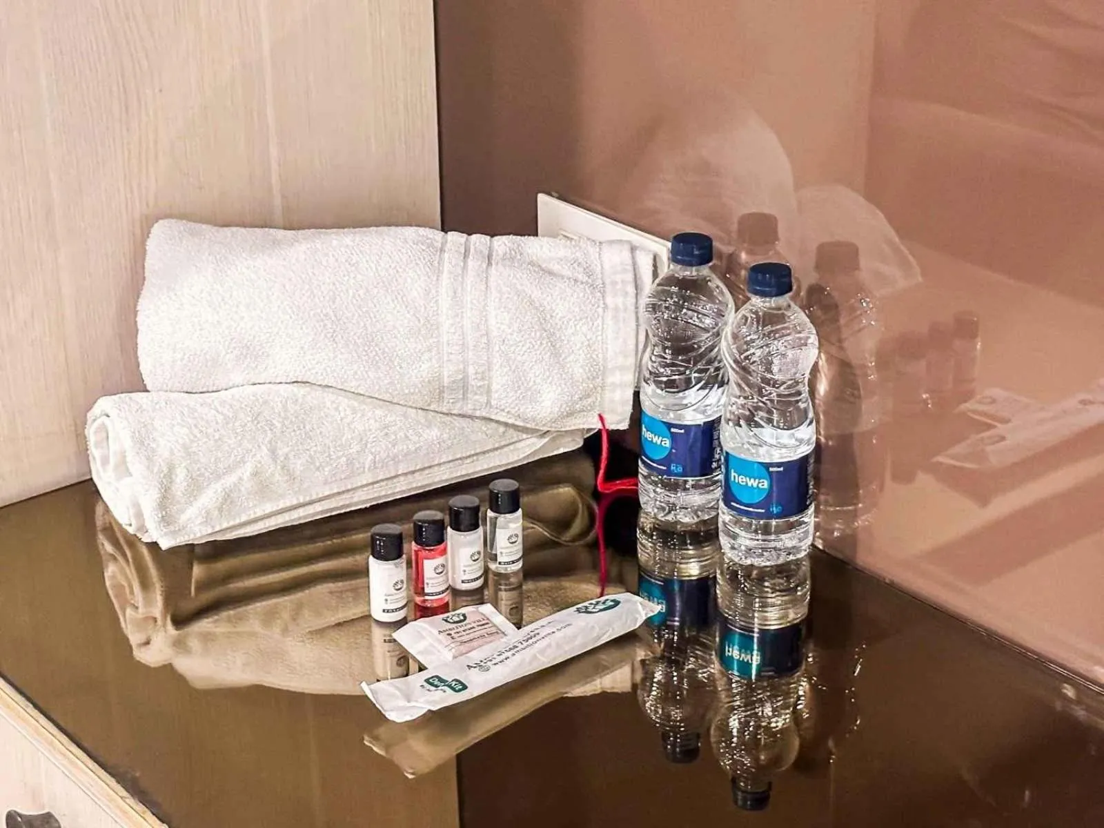 towels in Ambition studio apartment at weekend address