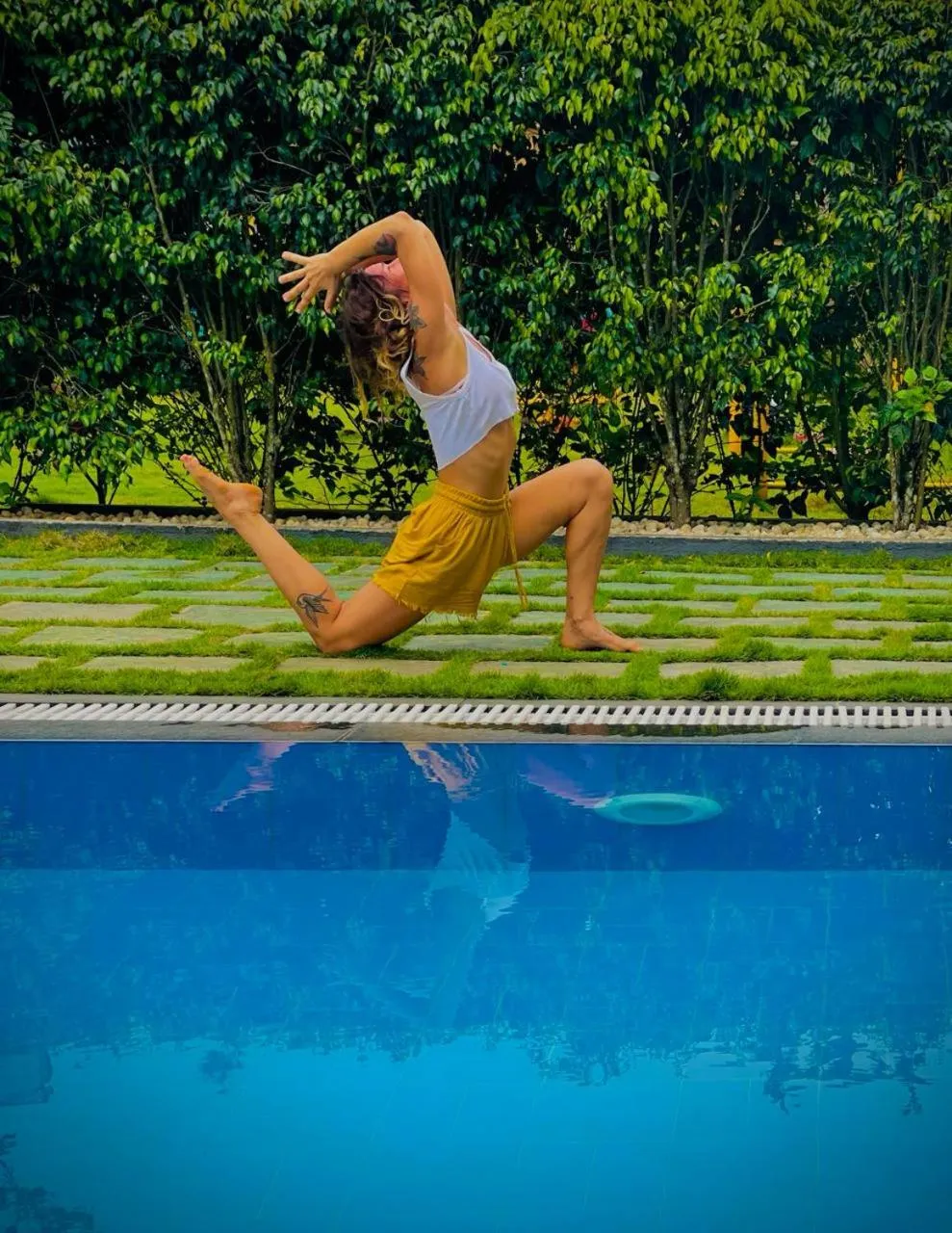 Pool view in Ayurgem Ayurveda Yoga and Wellness Retreat Munnar