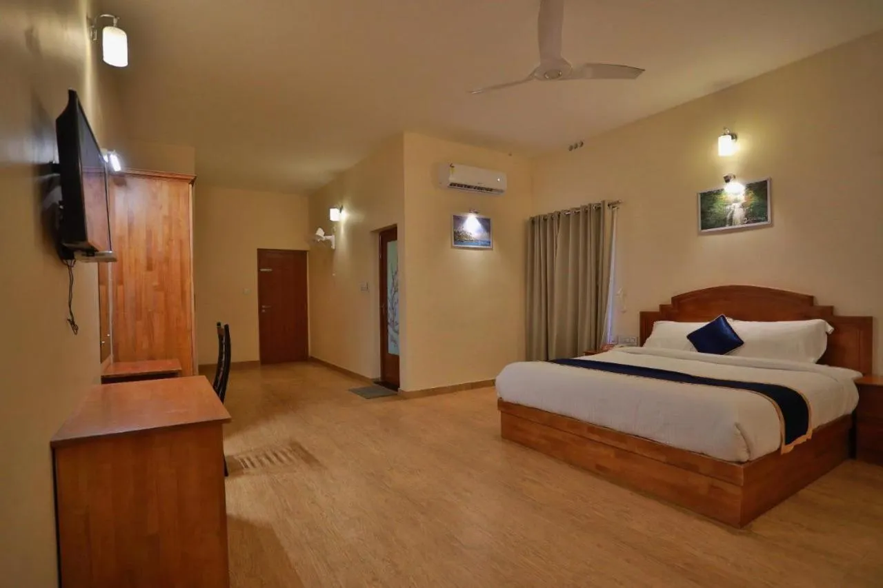 Bed in Ayurgem Ayurveda Yoga and Wellness Retreat Munnar