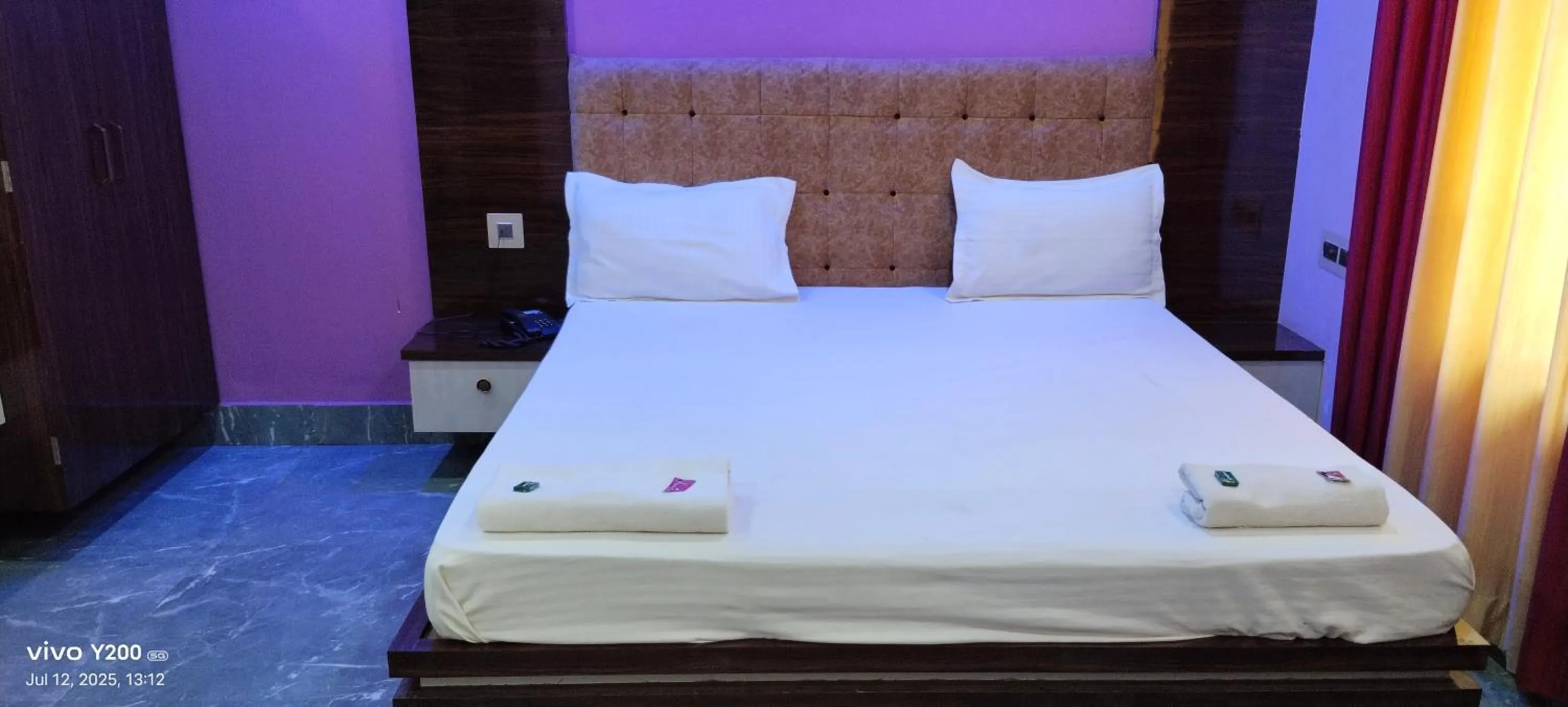 Bedroom, Bed in Hotel Tulusi Inn ! Bolpur, Shantiniketan ! Luxury Feel In Budget