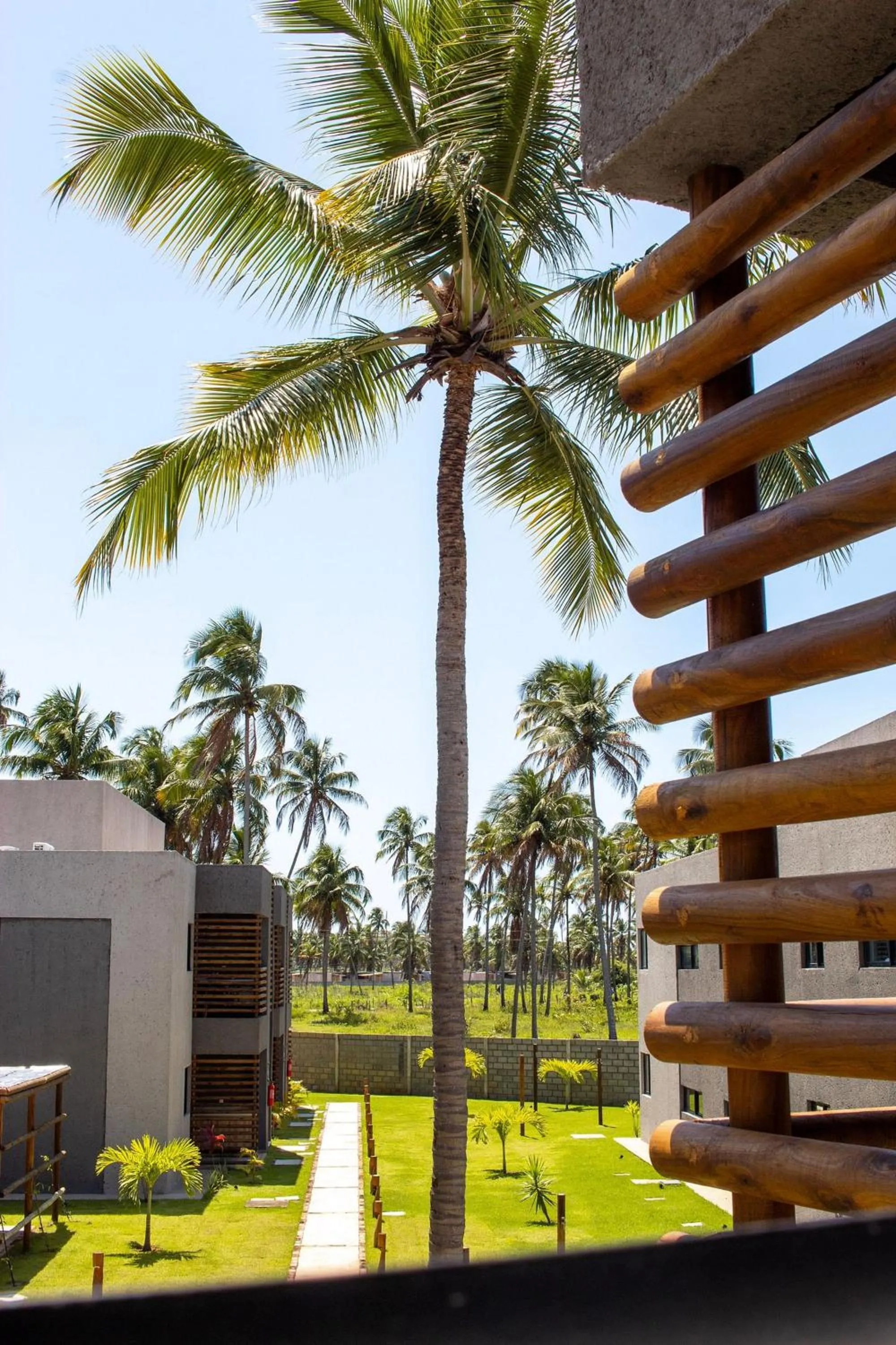 Balcony/Terrace in Villas Manatee Milagres por Quarto à Vista