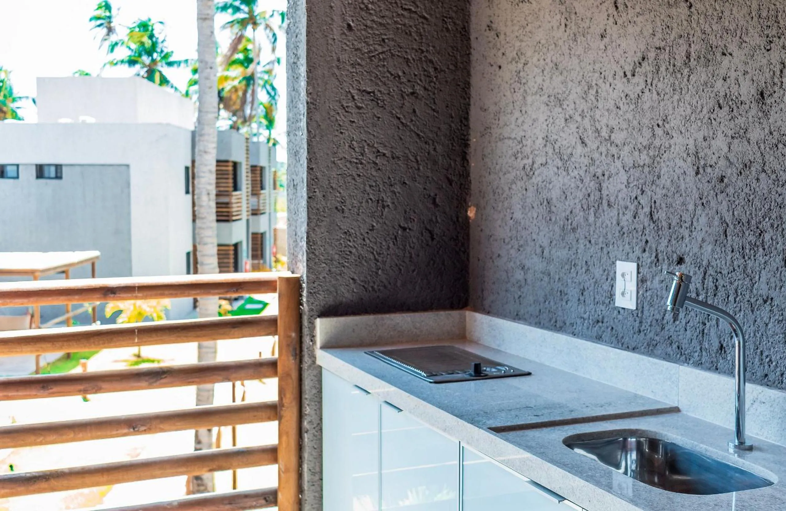 Balcony/Terrace in Villas Manatee Milagres por Quarto à Vista